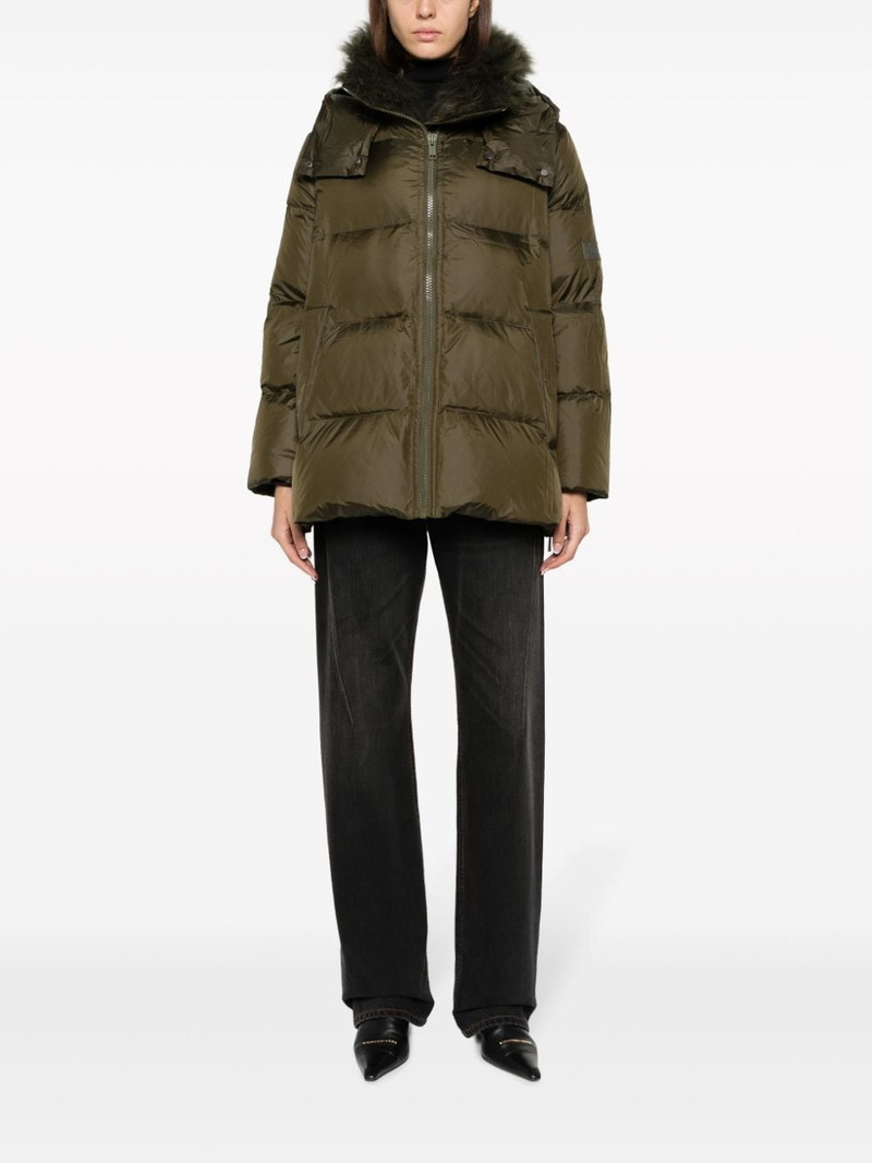 Yves Salomon hooded padded coat outlook