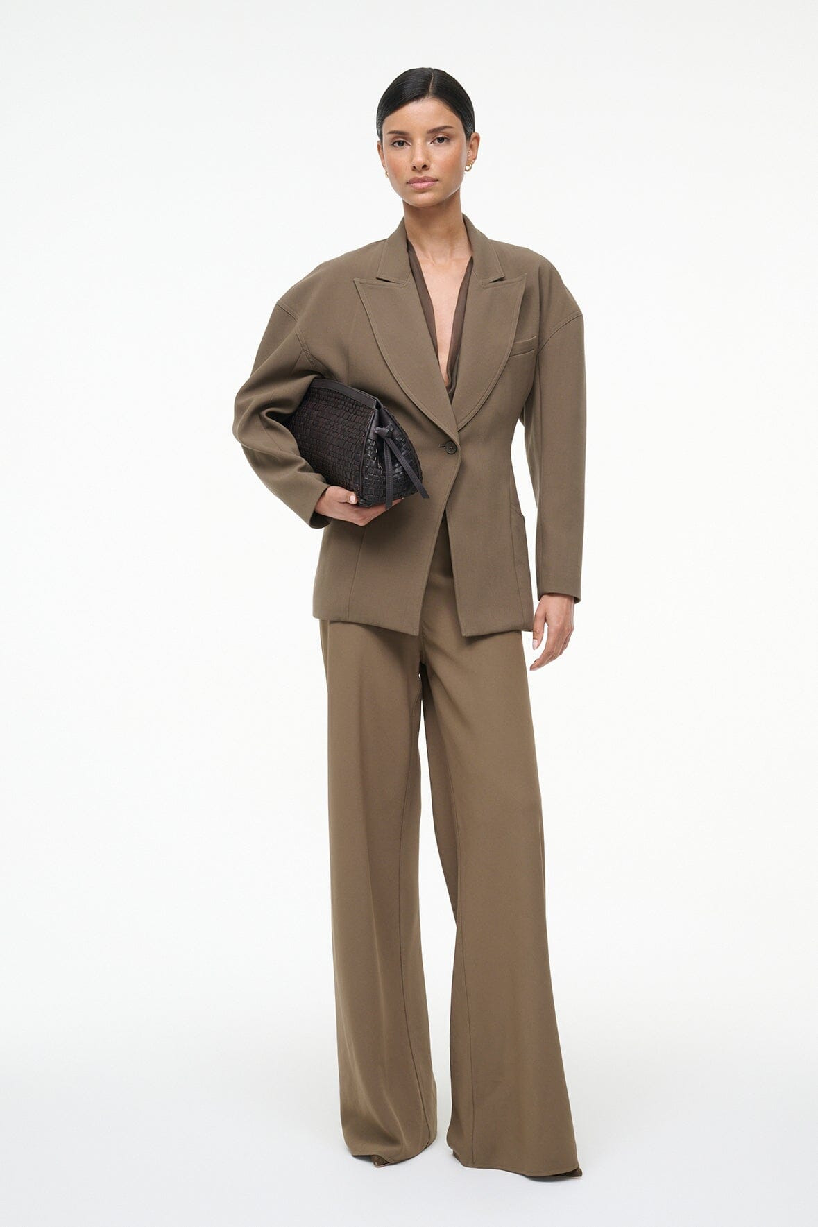 STAUD COLE BLAZER TRUFFLE - 5