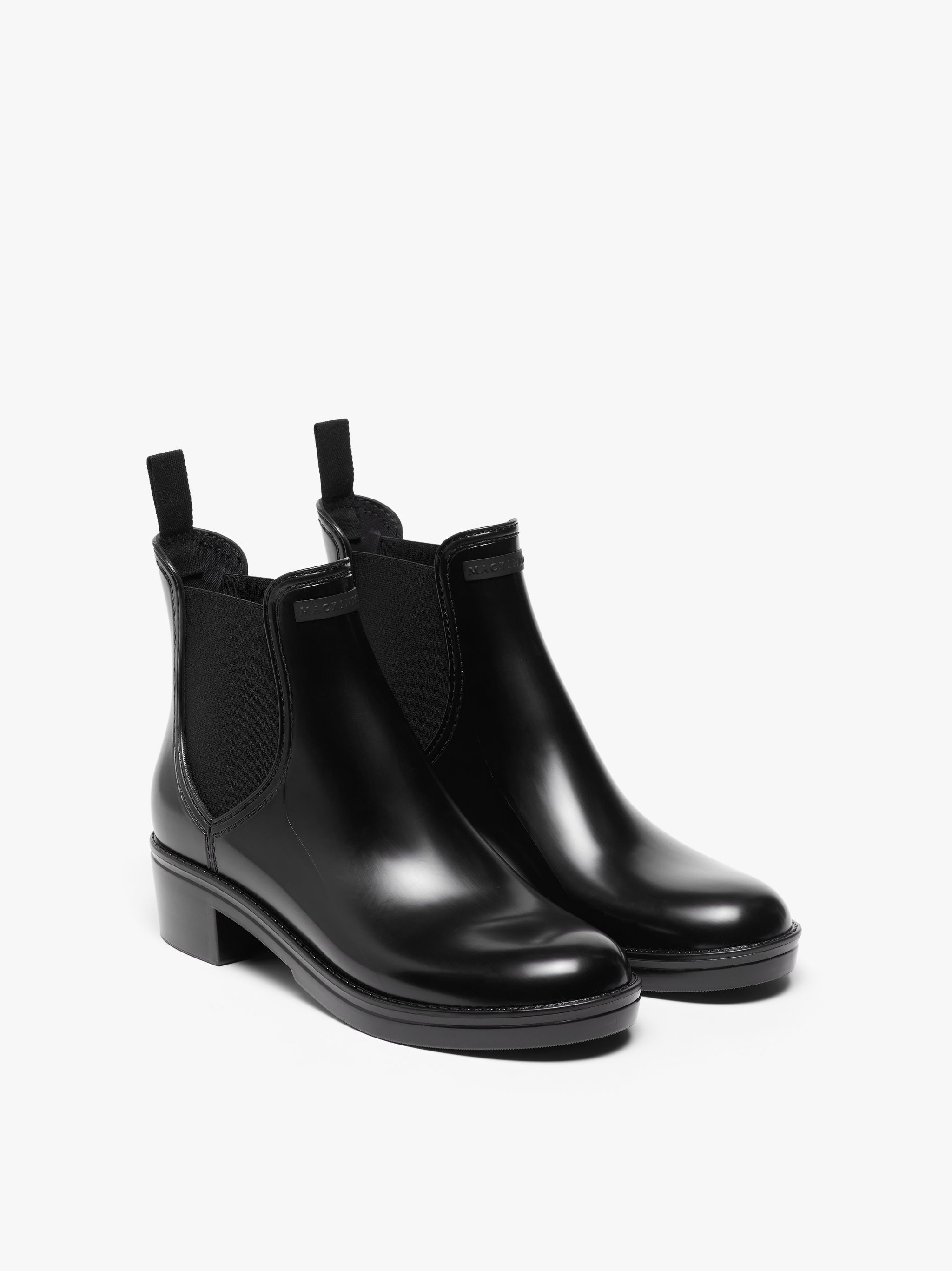 TRINITY BLACK CHELSEA RAIN BOOTS | LB-1003 - 2