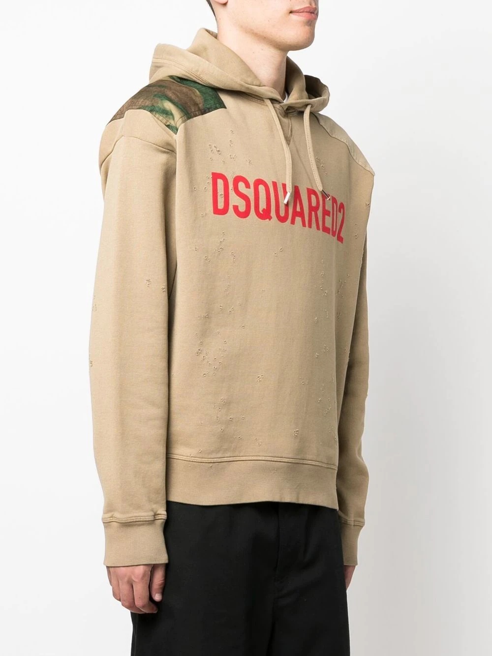 【関税/送料無料】D SQUARED2*Reverse Logo-Printed Hoodie Dsquared2 - Logo print hoodie black - The Corner