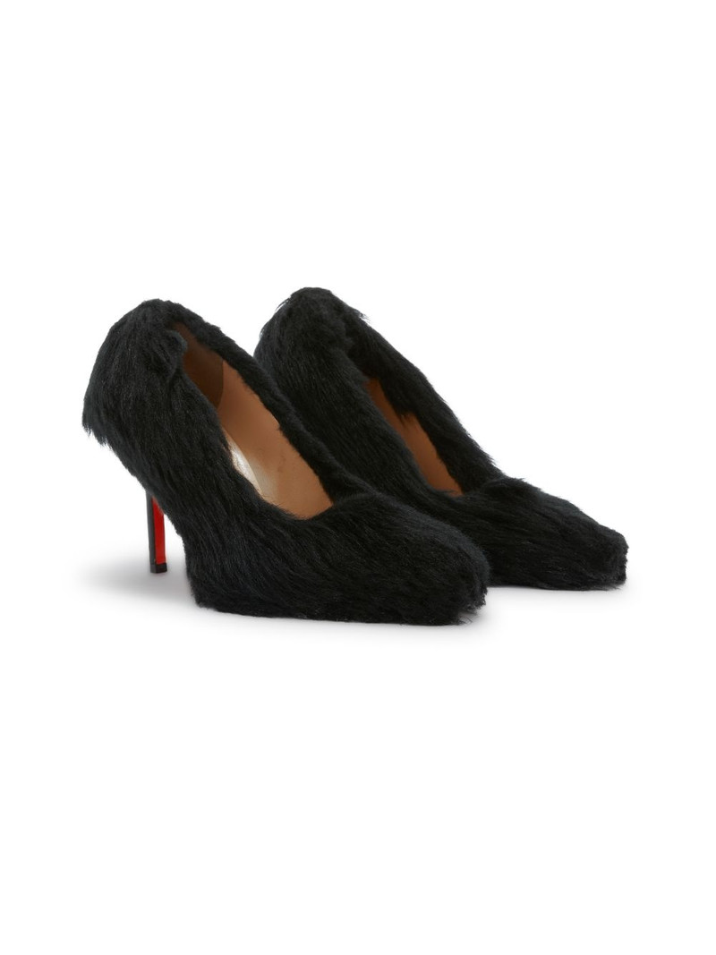 Heron Preston Fur Stiletto Pump outlook