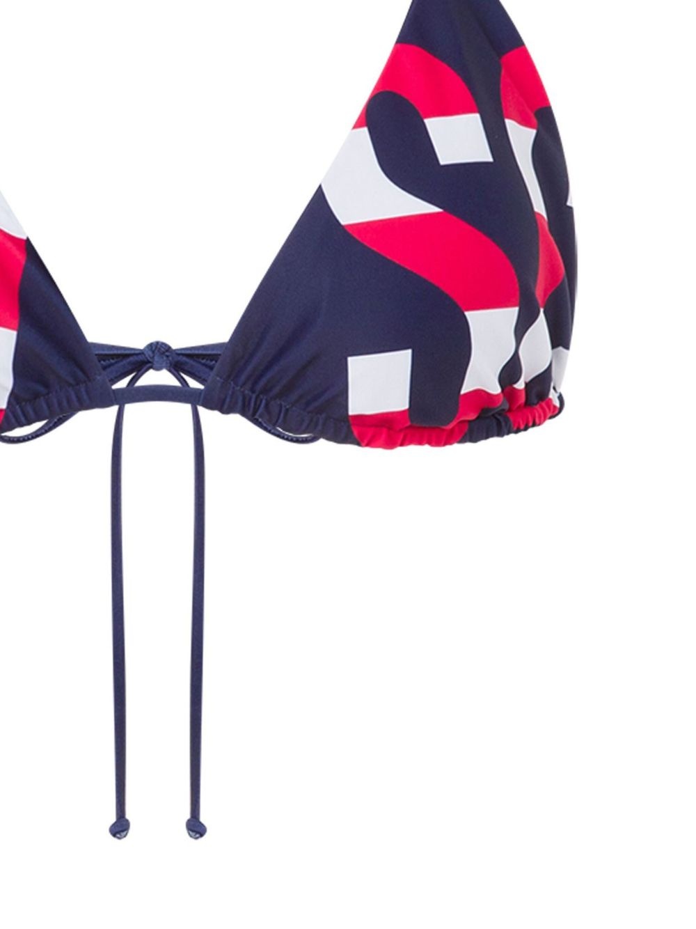 logo-print bikini top - 2