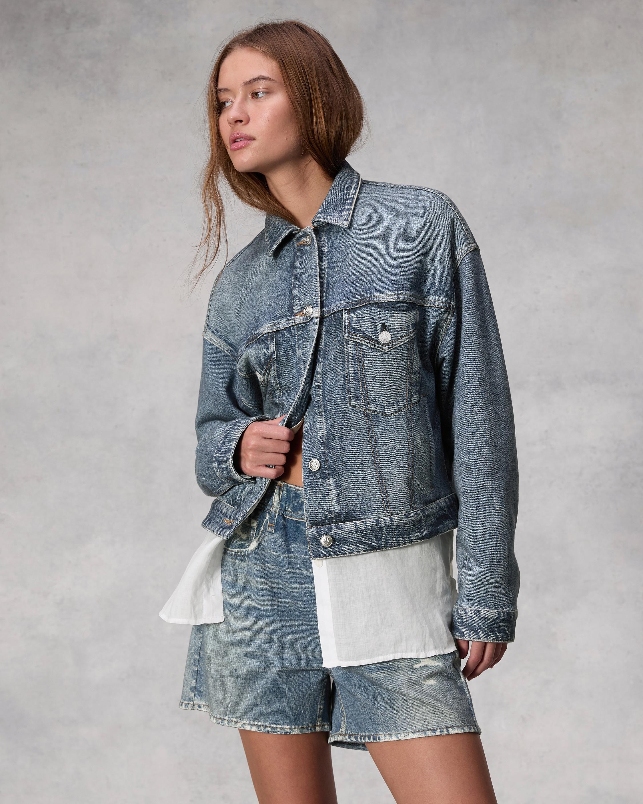 Miramar Cropped Trucker
Relaxed Fit - 7