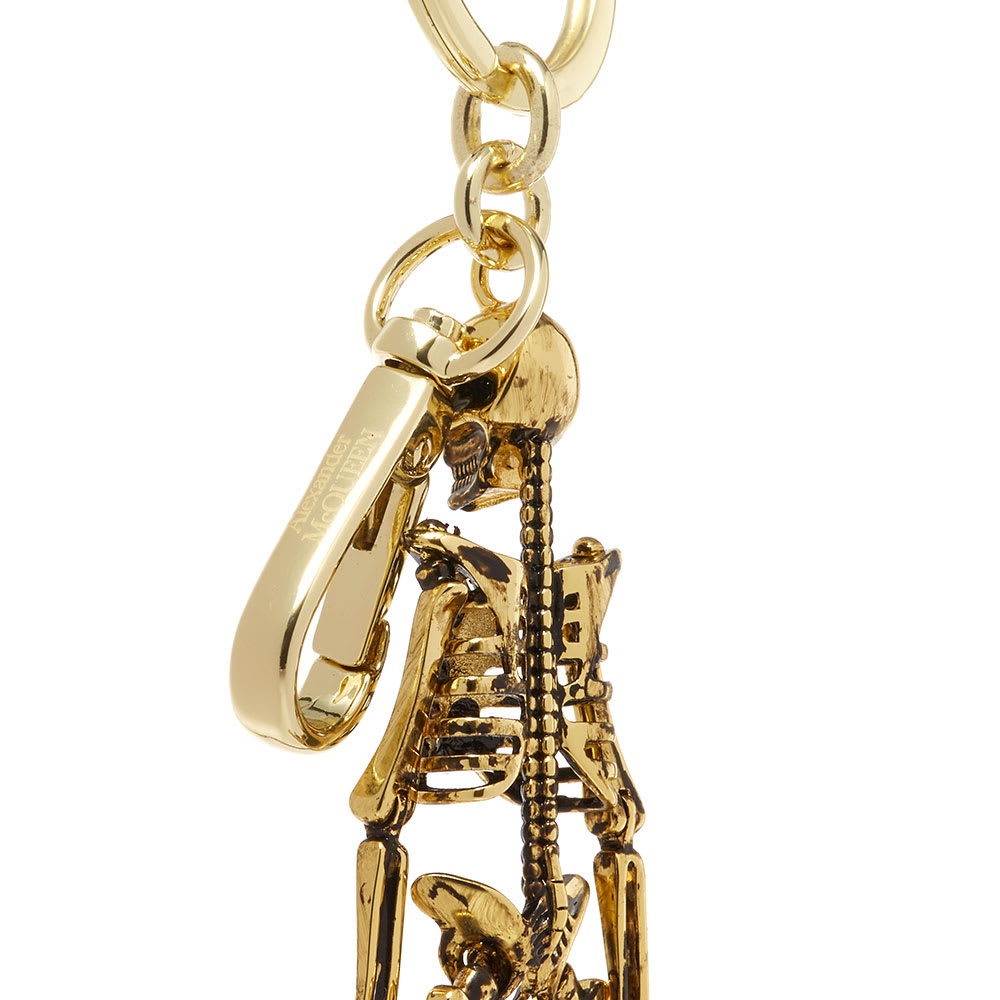 Alexander McQueen Dancing Skeleton Keyring - 3