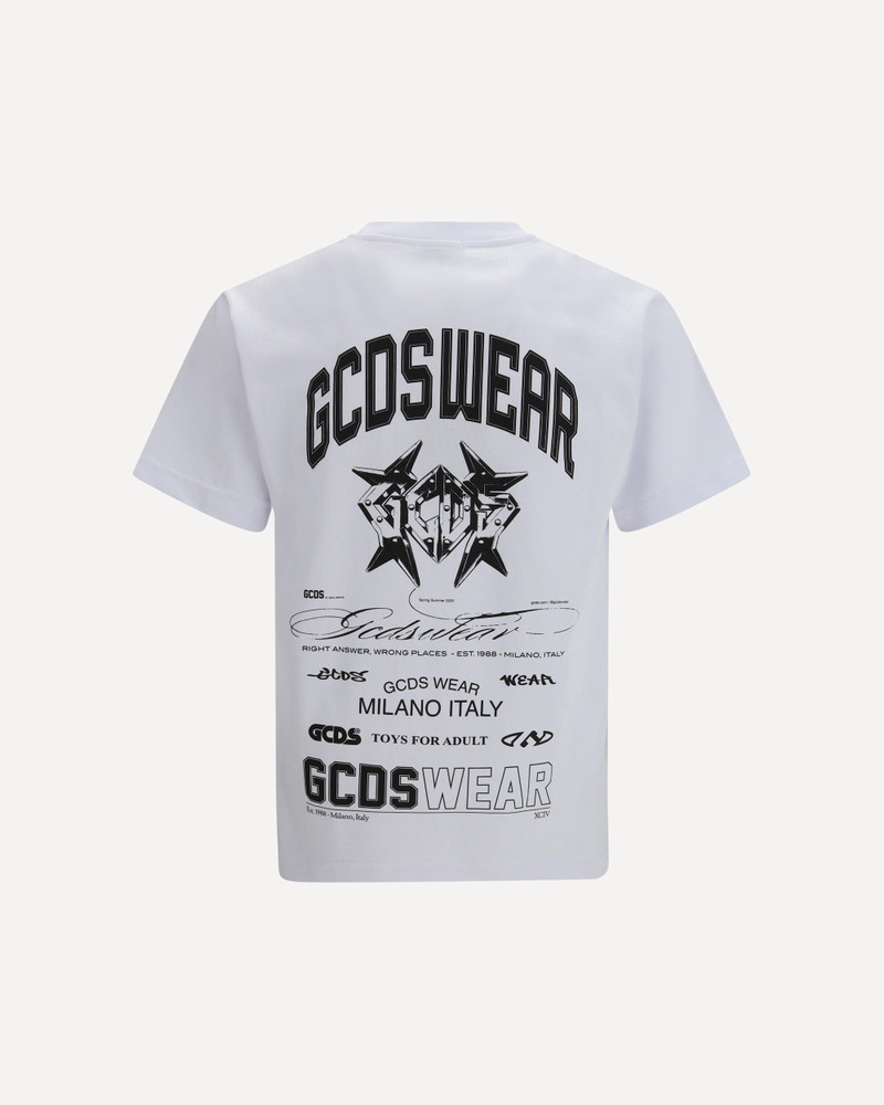 GCDS History print cotton T-shirt outlook