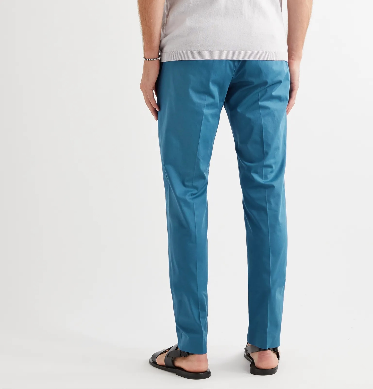 Stretch-Cotton Twill Trousers - 4