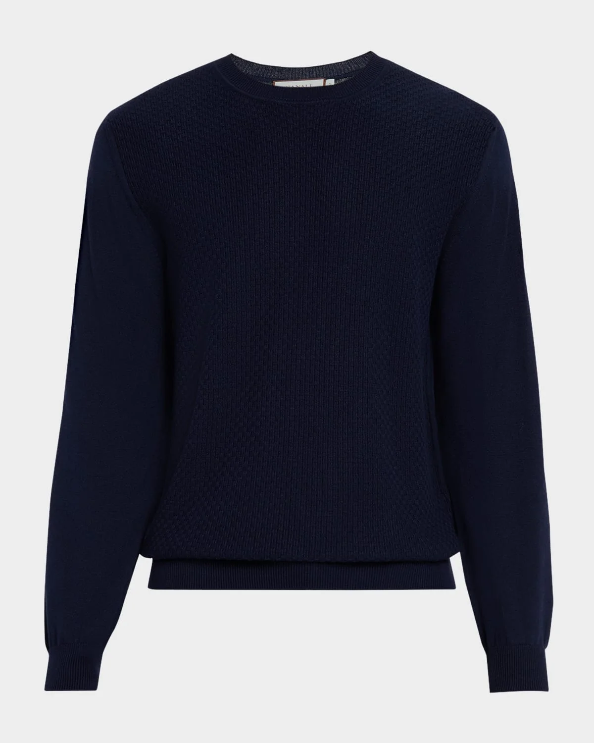 Men's Waffle Crew Sweater - 1