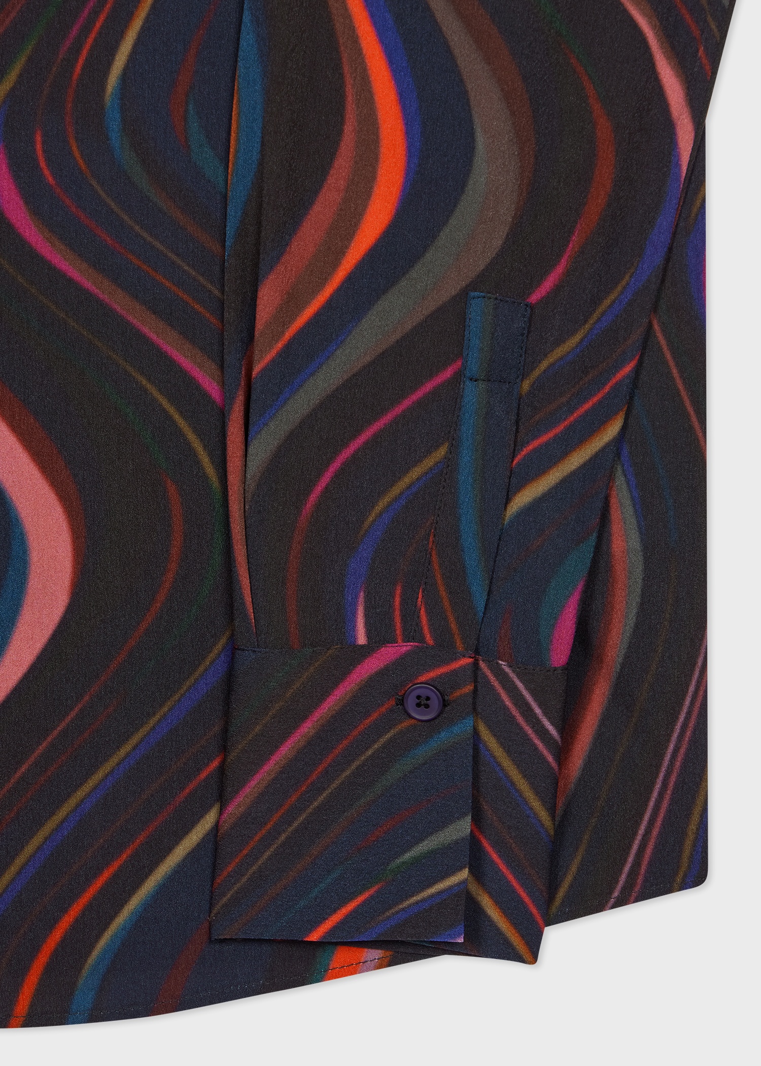 Women's 'Midnight Swirl' Satin Georgette Shirt - 2