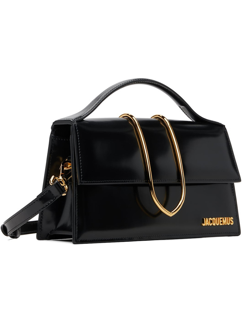 JACQUEMUS Black La Croisière 'The large Bambino' Bag outlook