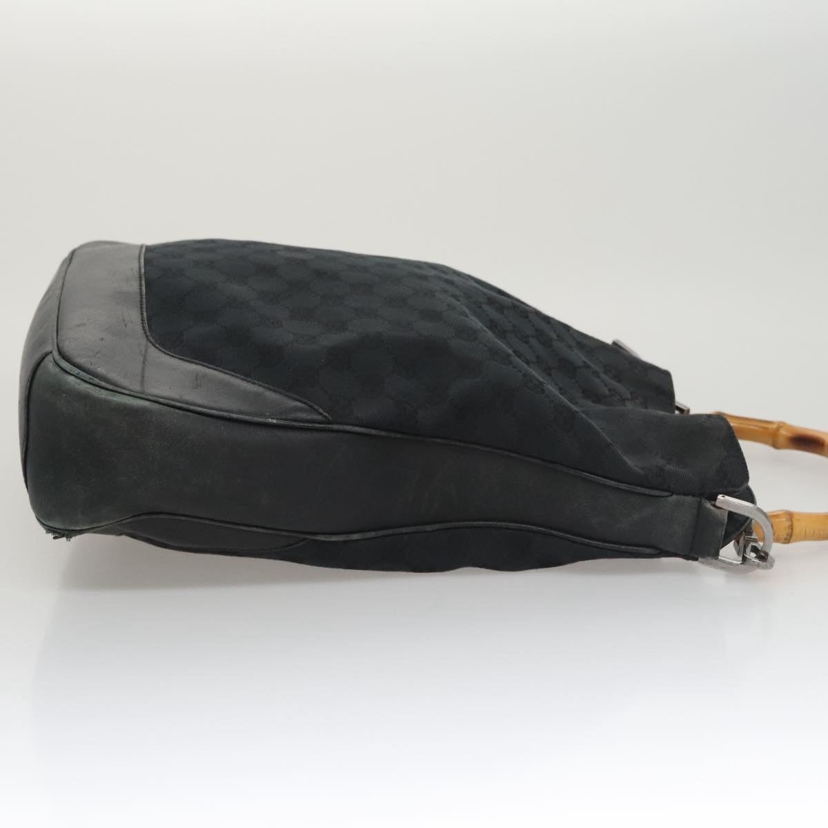 GUCCI Bamboo GG Canvas Hand Bag Black 001 4058 001 4058 - 3