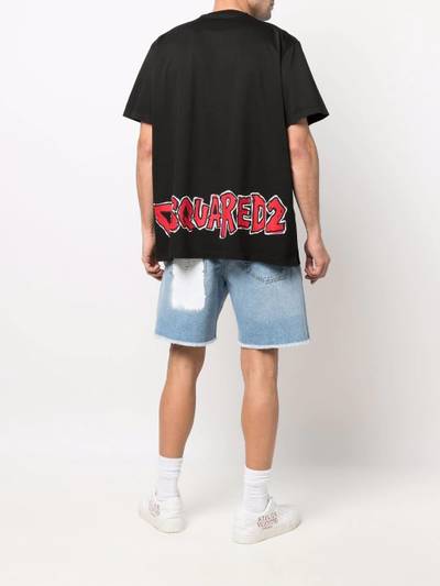 DSQUARED2 logo-print cotton T-Shirt outlook