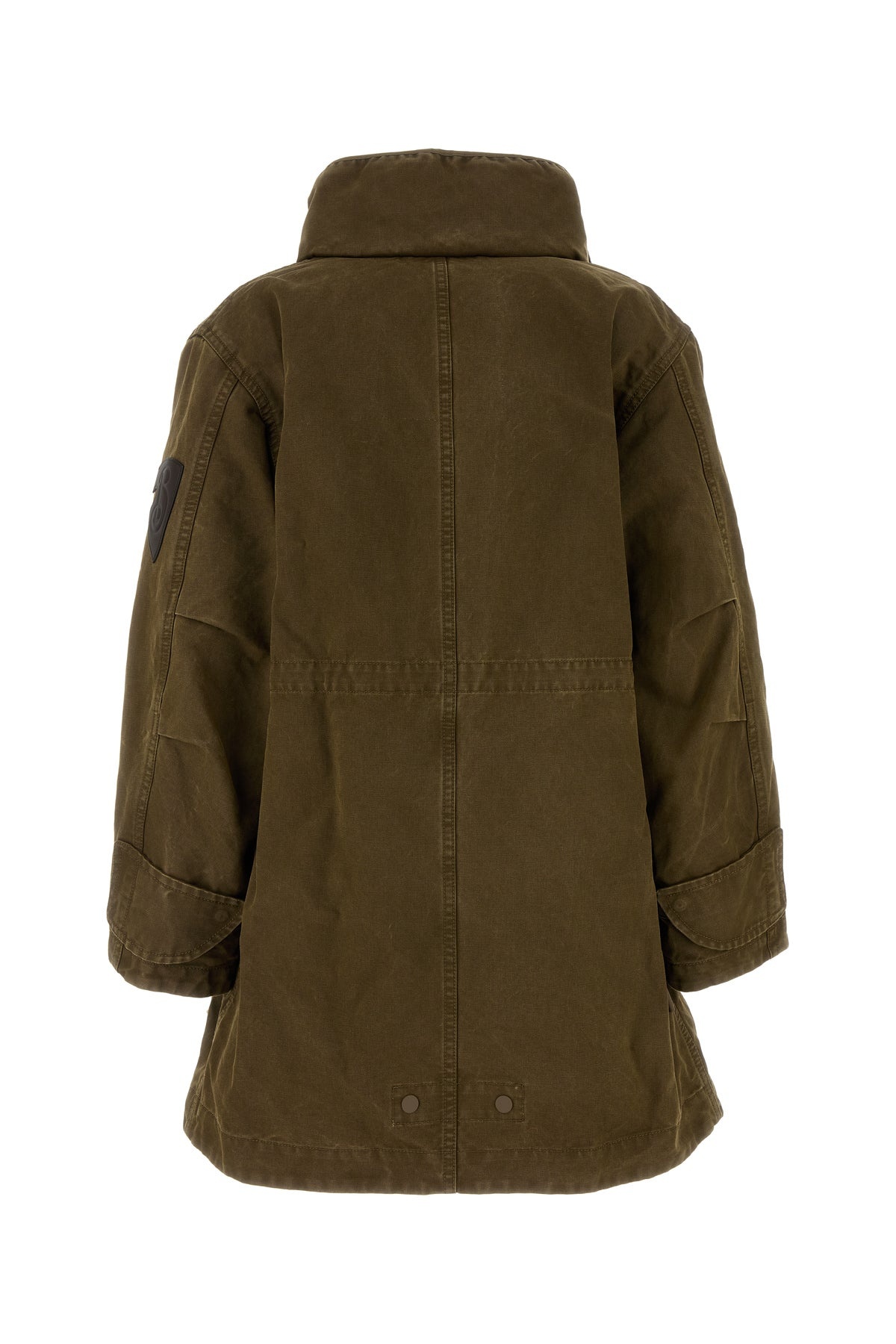 Army green gabardine reversible jacket - 2