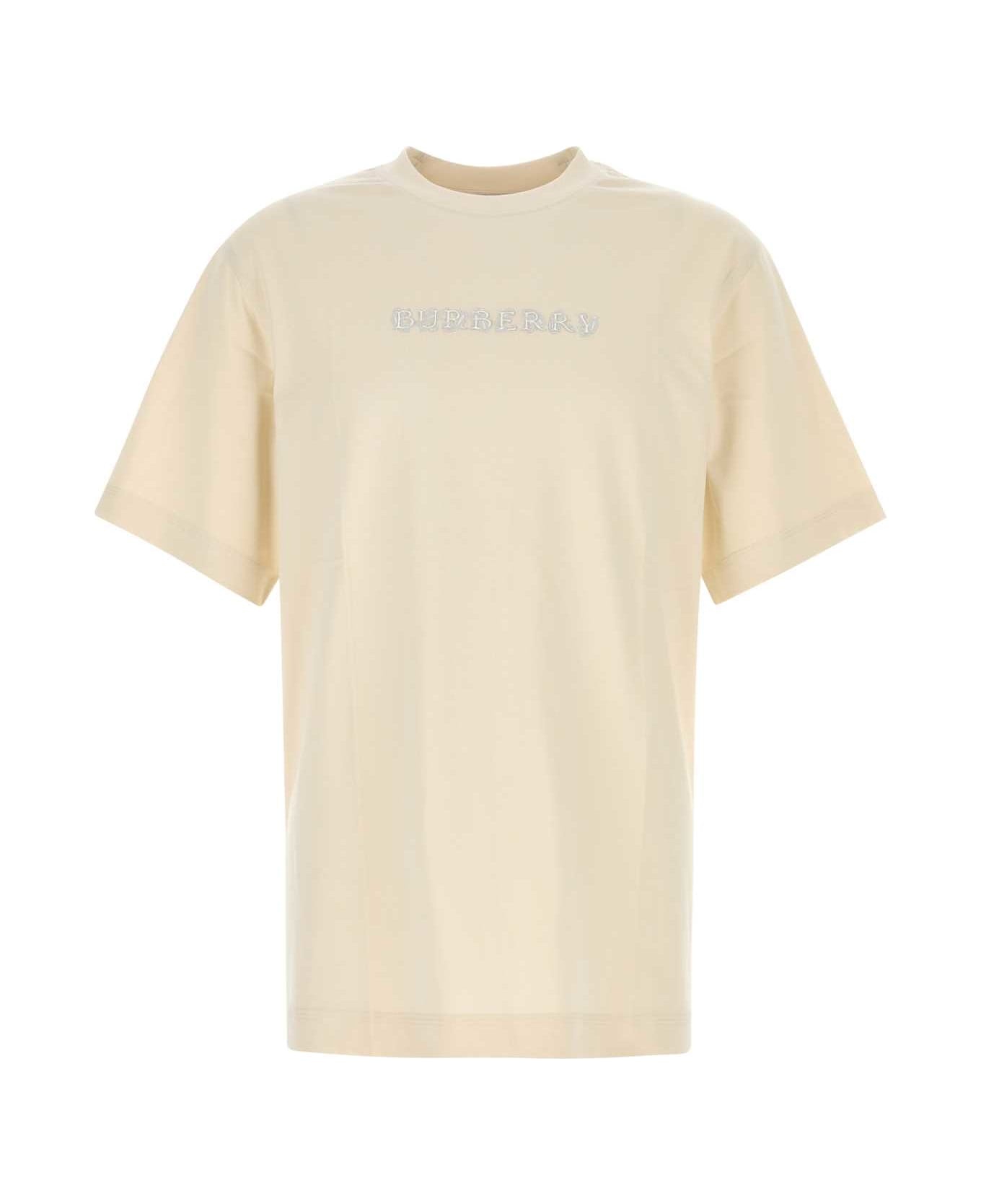 Sand Cotton T-shirt - 1