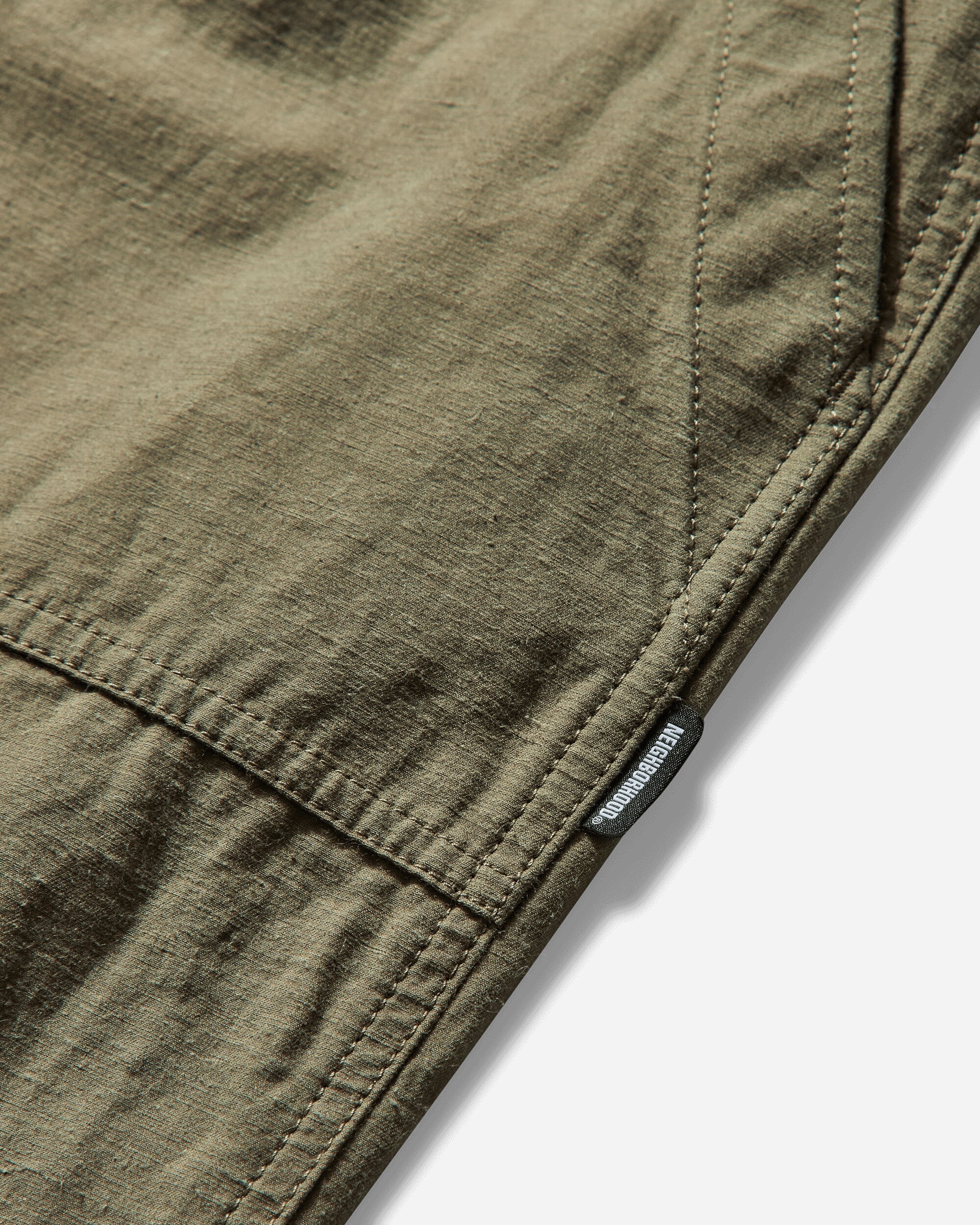 Men's Wide Baker Pants Olive Drab - 3