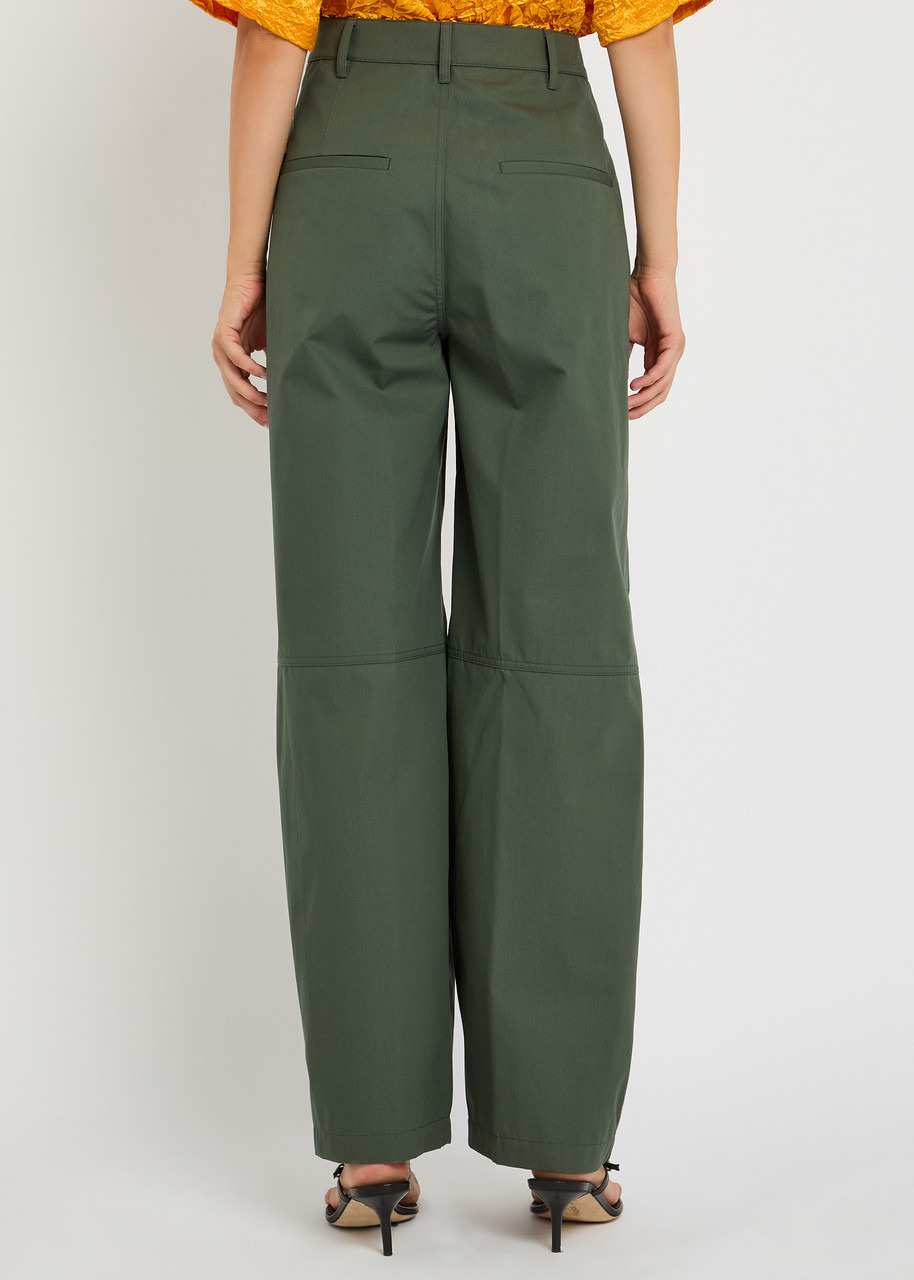 Armarium Arielle Pleated Cotton-poplin Trousers - 3