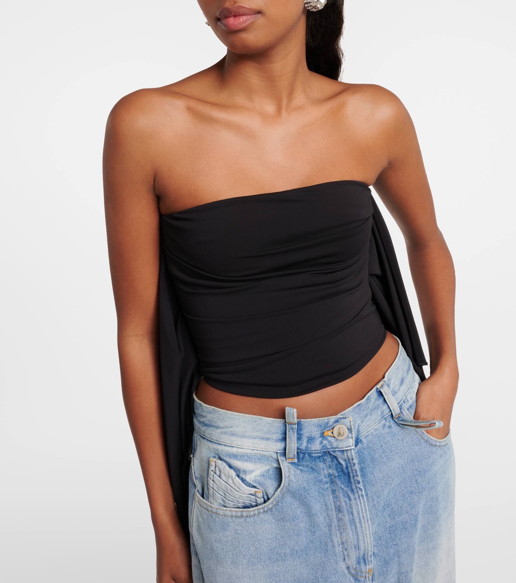 Embellished off-shoulder top - 4