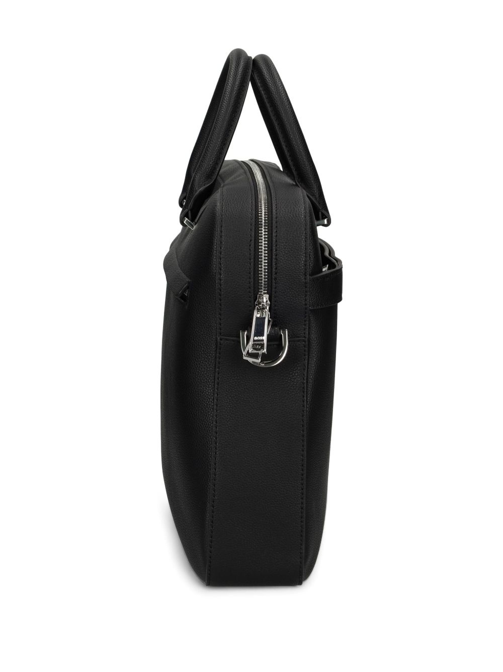 logo-debossed laptop bag - 4