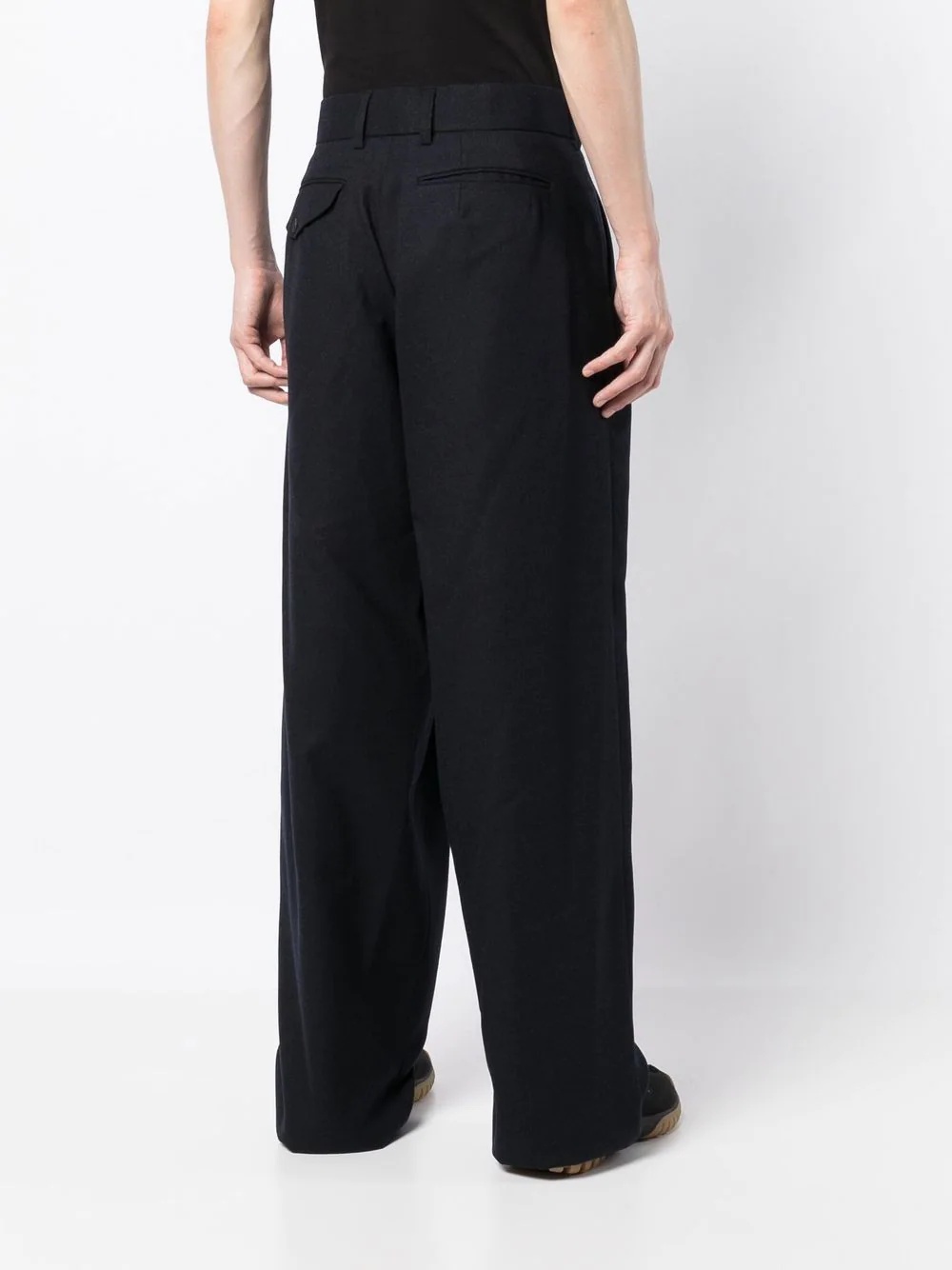 wide-leg tailored trousers` - 4