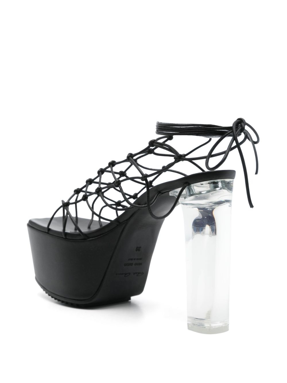 130mm Web Platform sandals - 3
