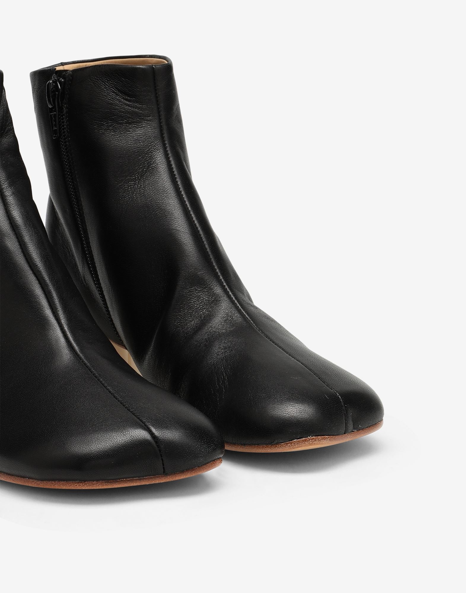 6 logo heel boots - 5