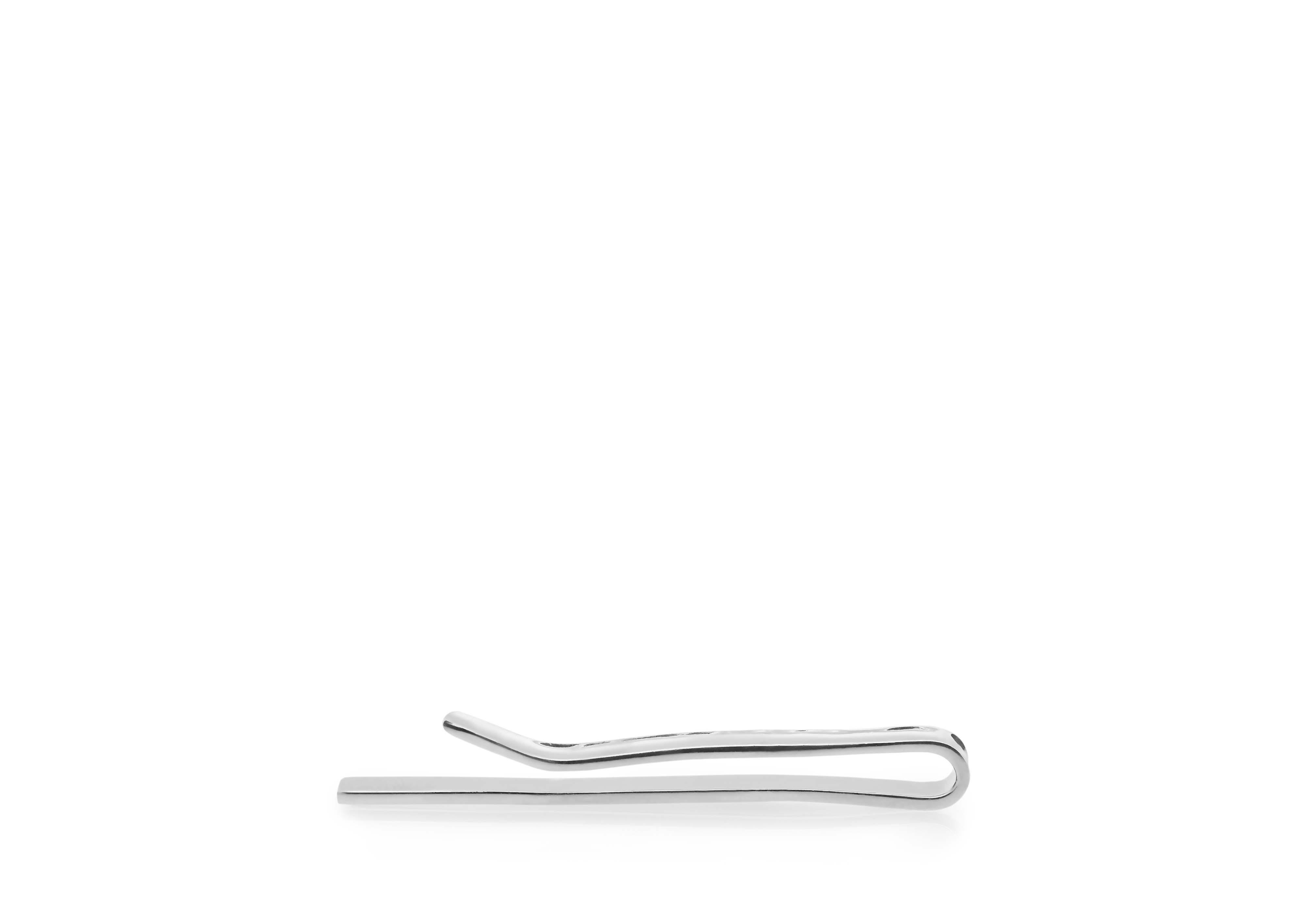 WHITE GOLD TIE BAR - 3