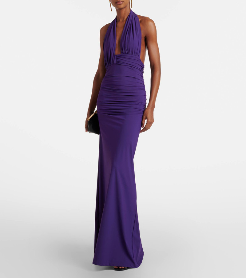 CHRISTOPHER ESBER Halterneck open-back maxi dress outlook