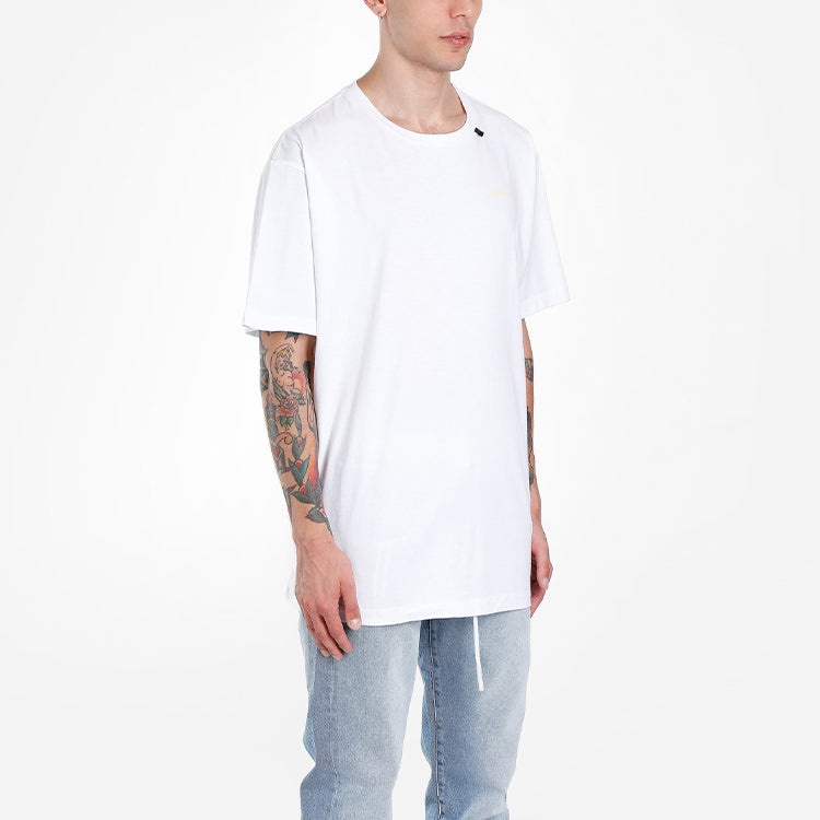 Off-White Gold Arrow Print Oversized Short-Sleeved OMAA038F191850100160 - 5