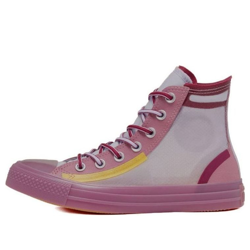 (WMNS) Converse Translucent Mesh Utility Chuck Taylor All Star Rose 567368C - 1