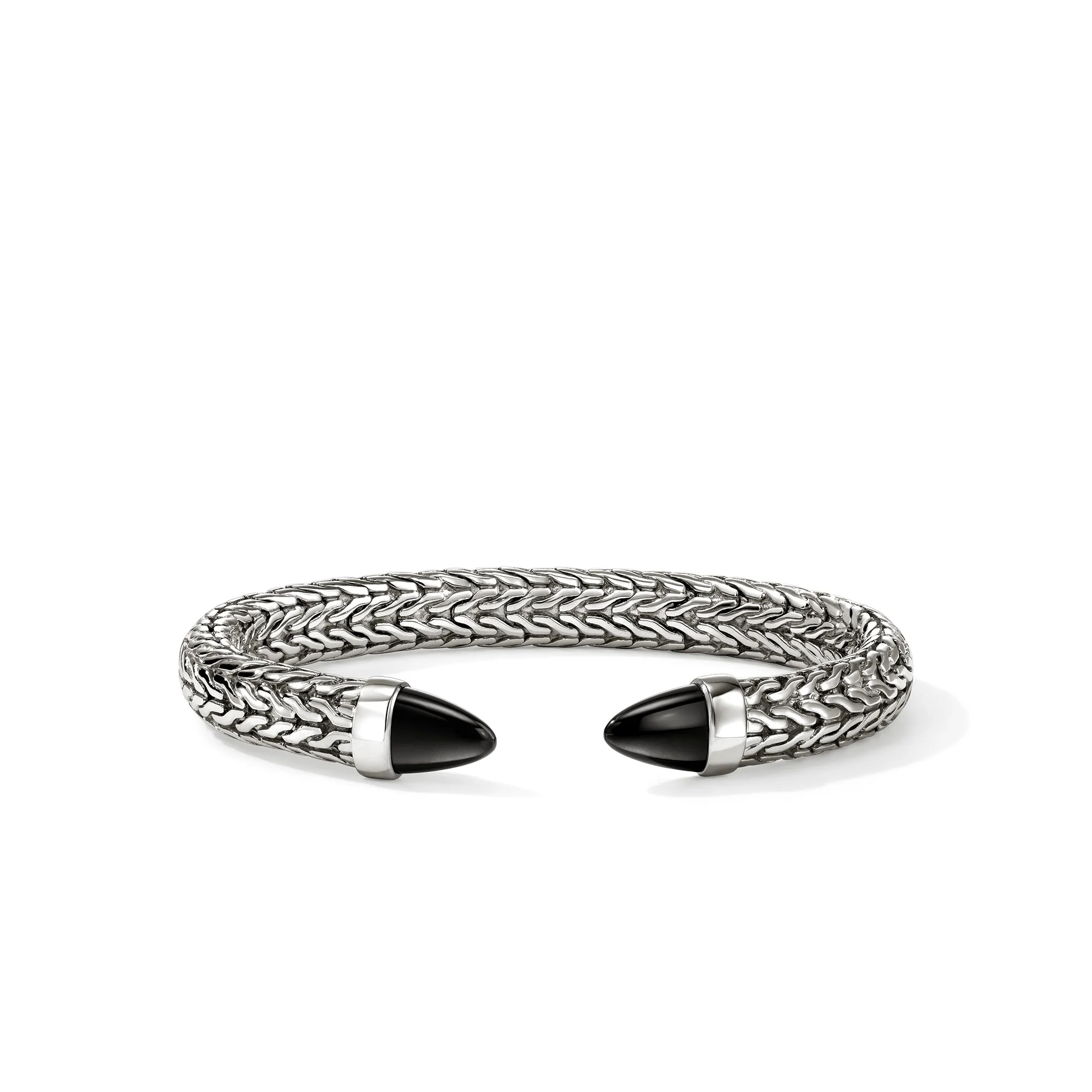 Spear 50 Flex Cuff, Sterling Silver, Black Onyx - 1