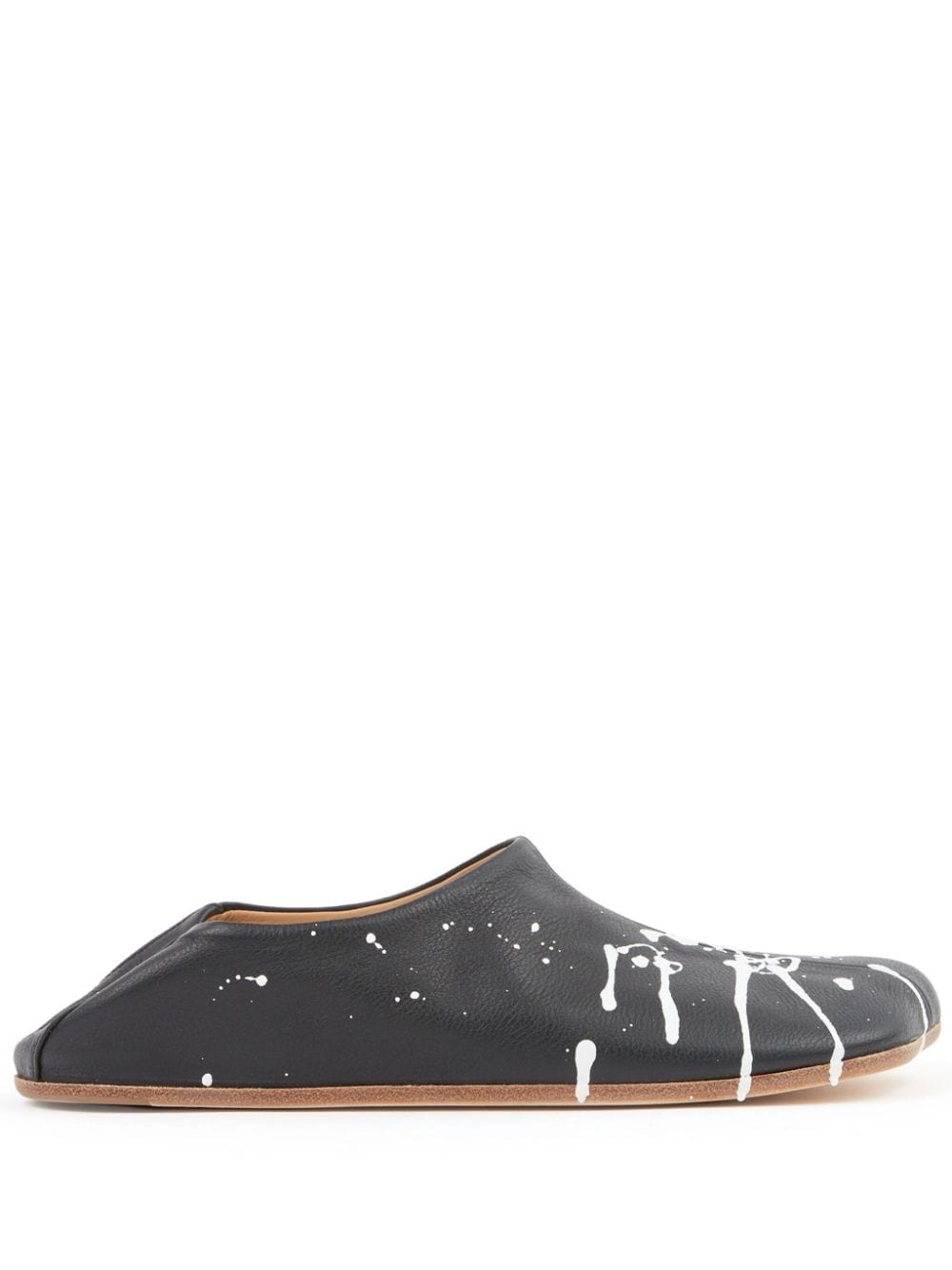 Anatomic paint splatter-effect slippers - 1