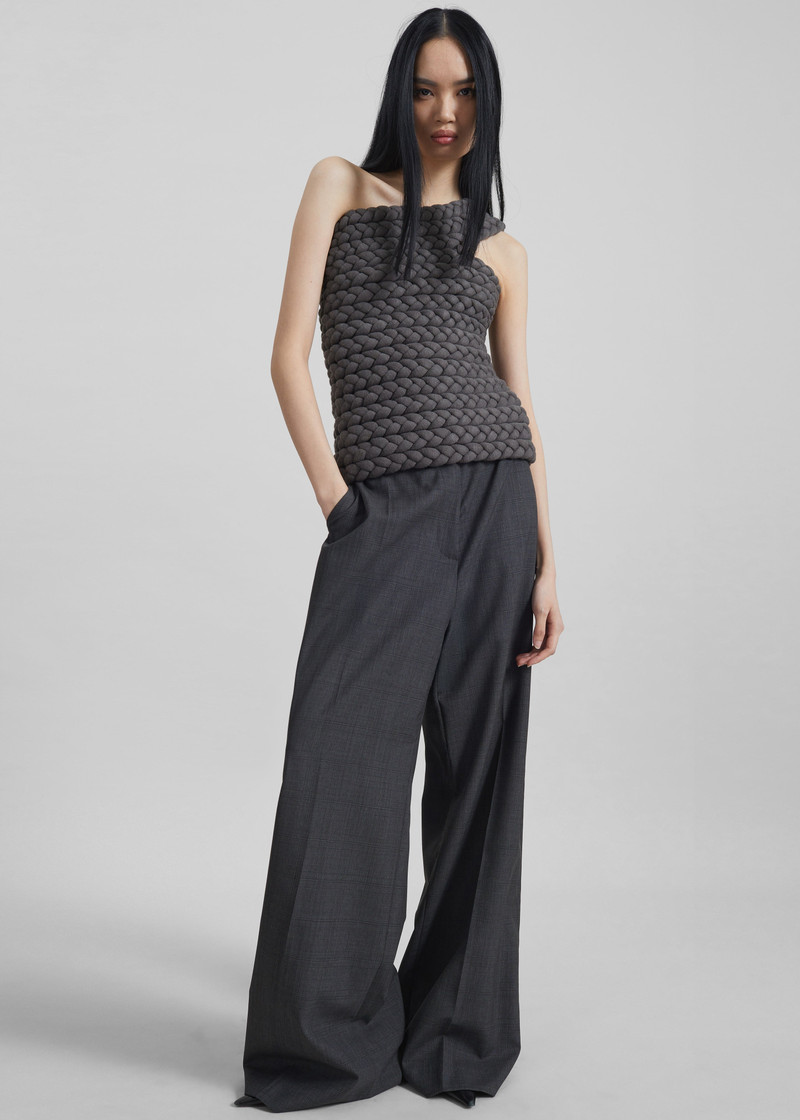 Bevza Tisto Top - Dark Grey 5