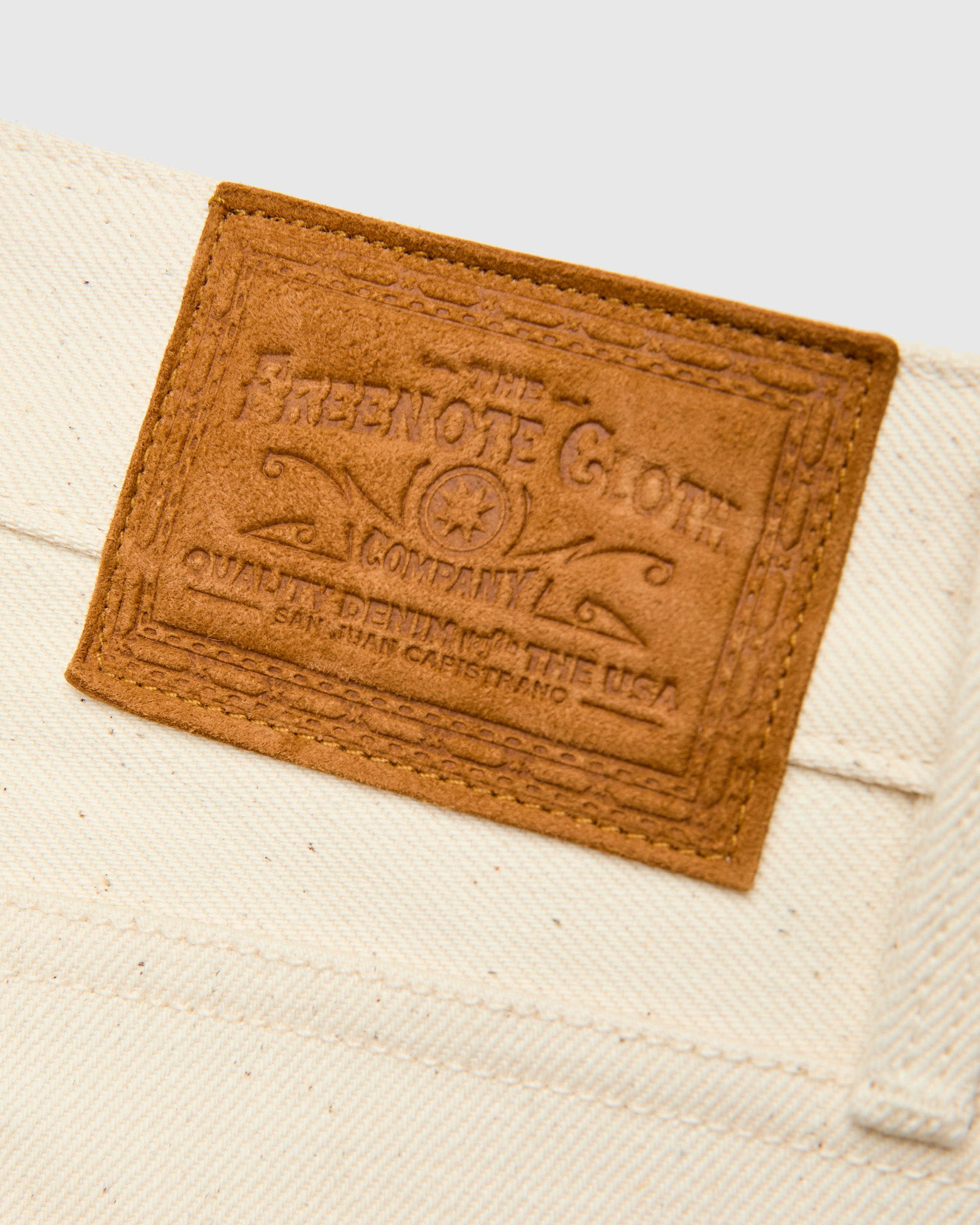 "Portola" 14oz Ecru Selvedge Denim - Tapered Fit - 6