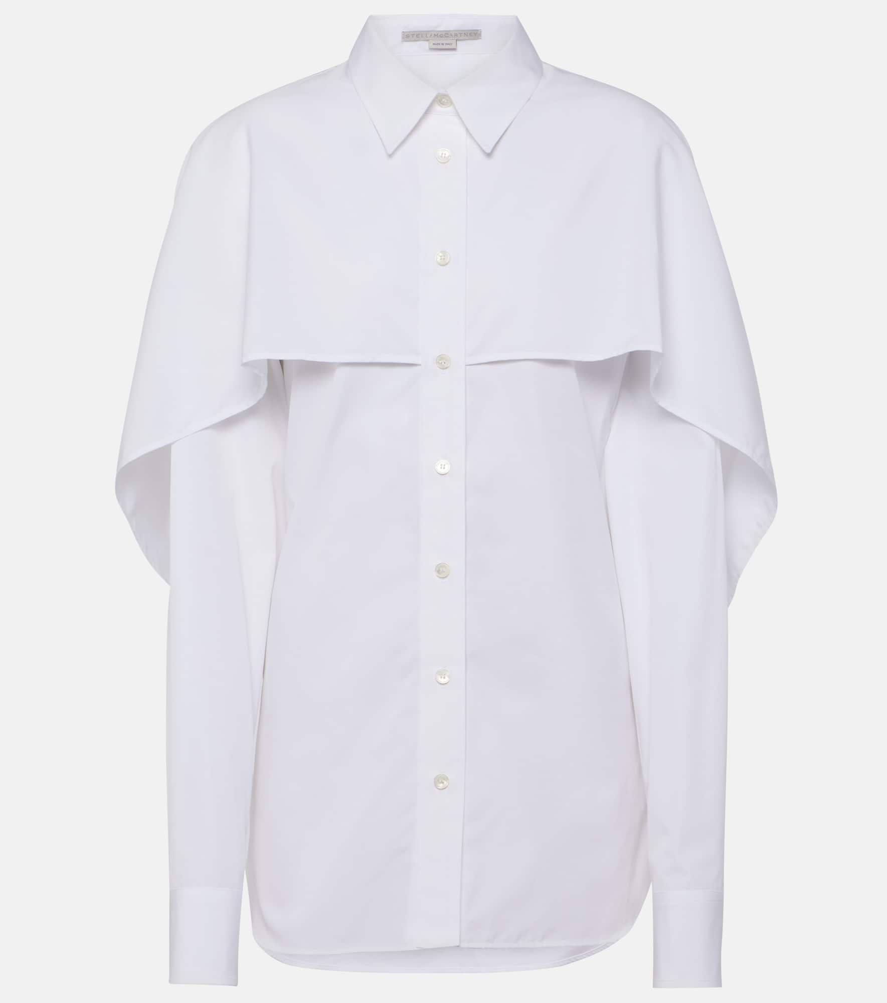 Caped cotton blouse - 1