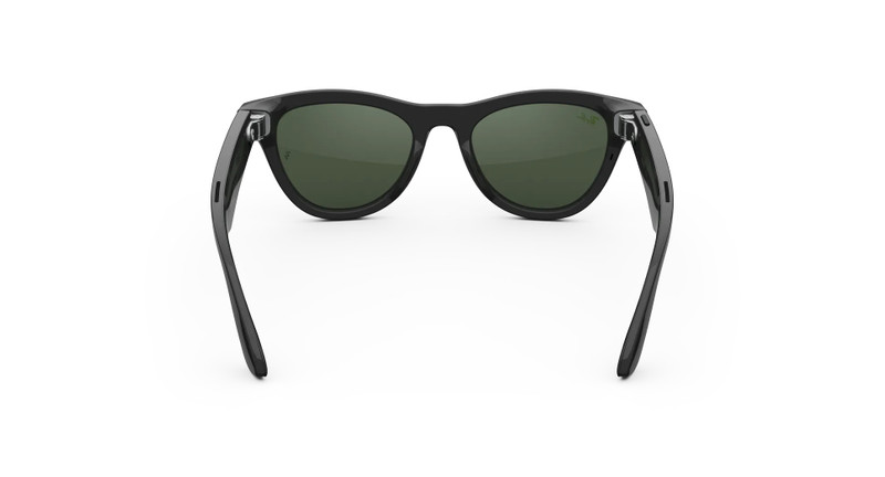 Ray-Ban Meta Skyler (Gen 2) Shiny Black Transitions® Graphite Green Lenses 3