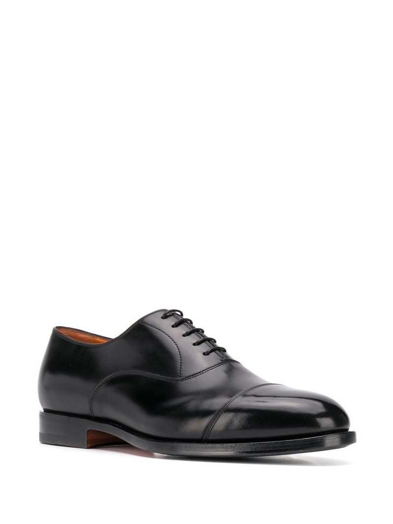 Santoni polished lace-up shoes outlook