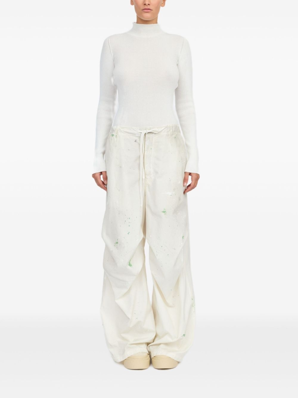 paint-splatter trousers - 2