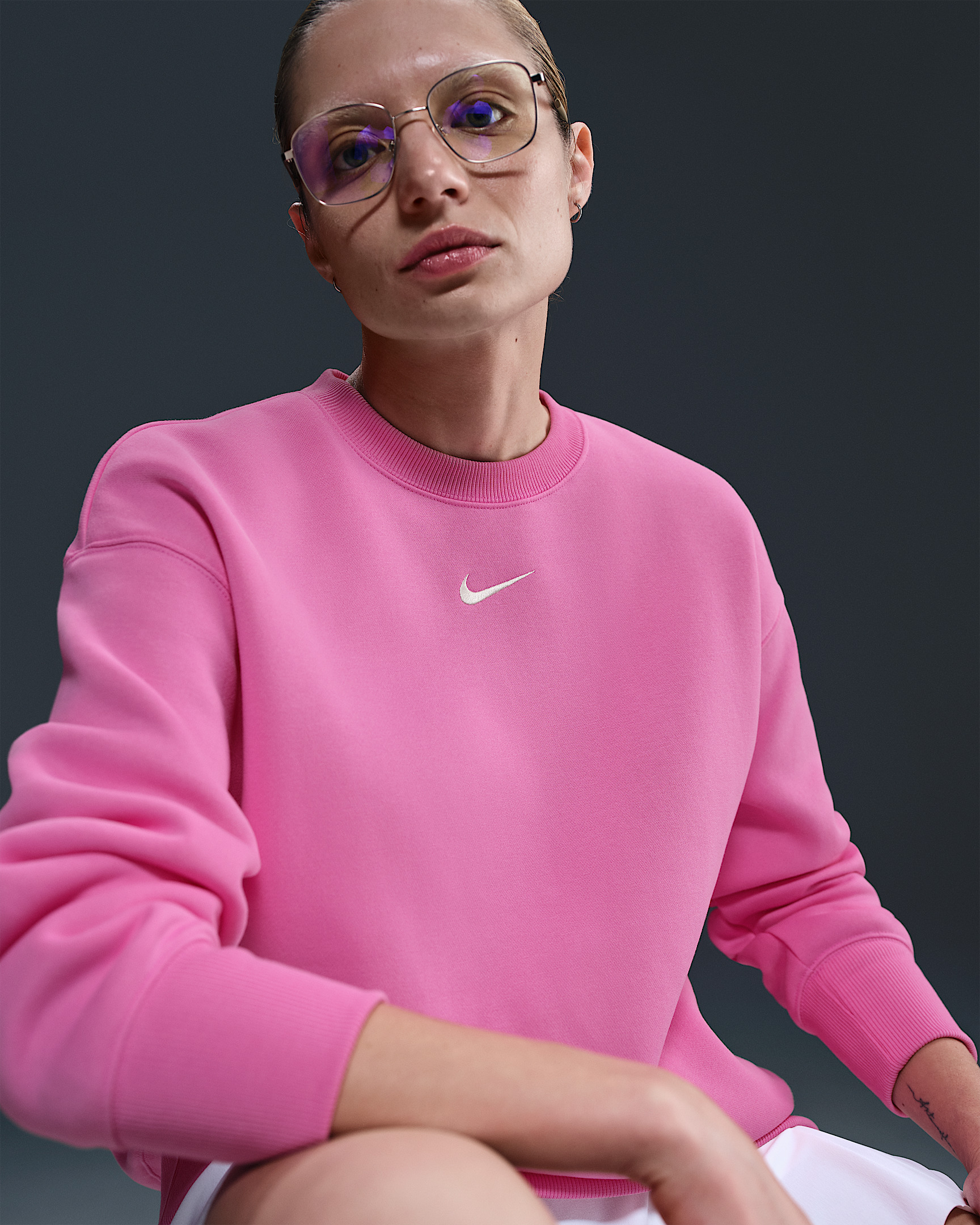 Nike Sportswear Phoenix Fleece Women's Oversized Crew-Neck Sweatshirt - 3