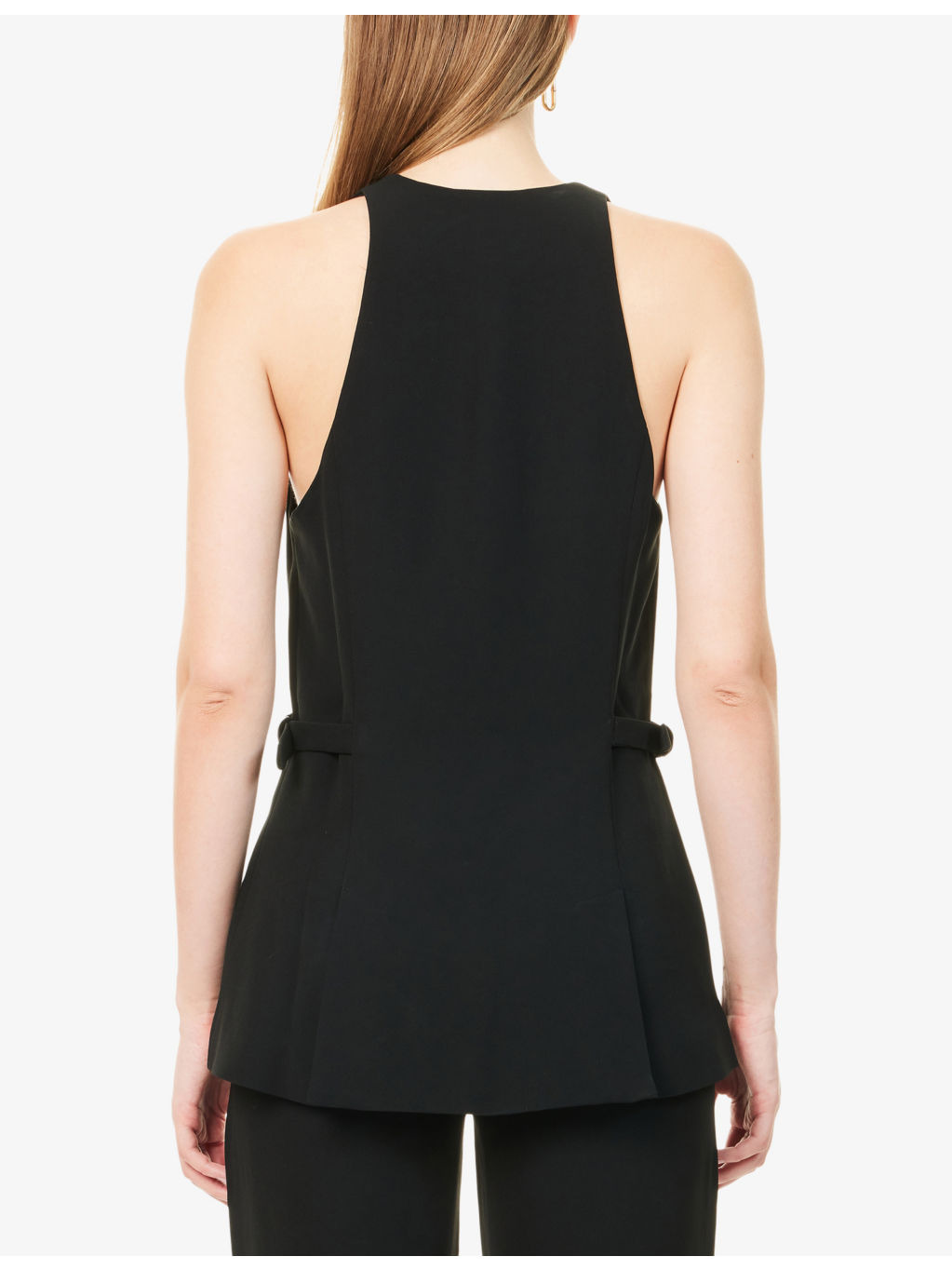 Rowe V-Neck Woven Vest - 4