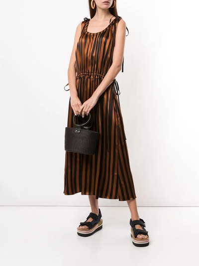 KENZO stripe-pattern mid-length dress outlook