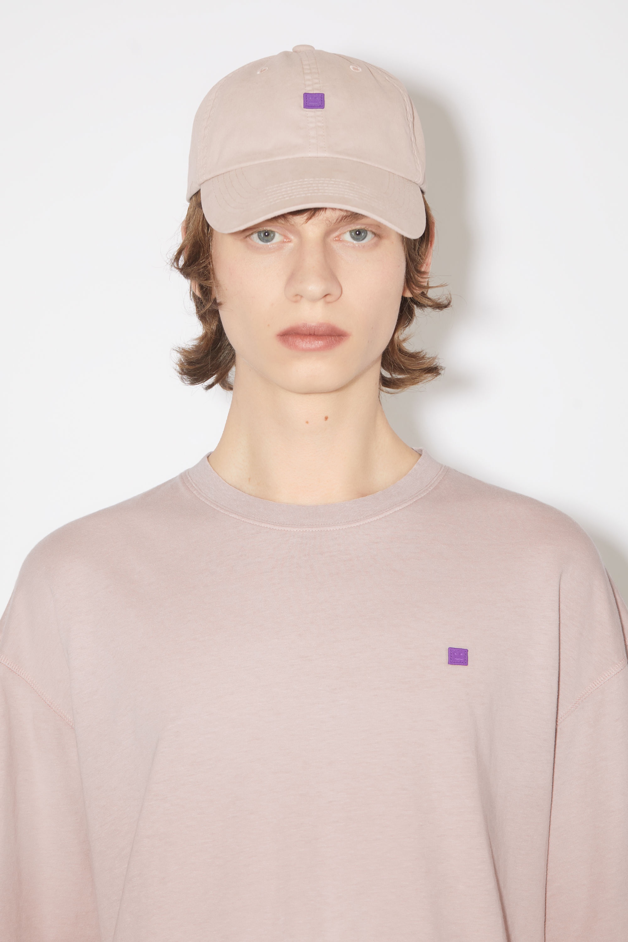 Crew neck t-shirt- Regular fit - Dusty beige - 4