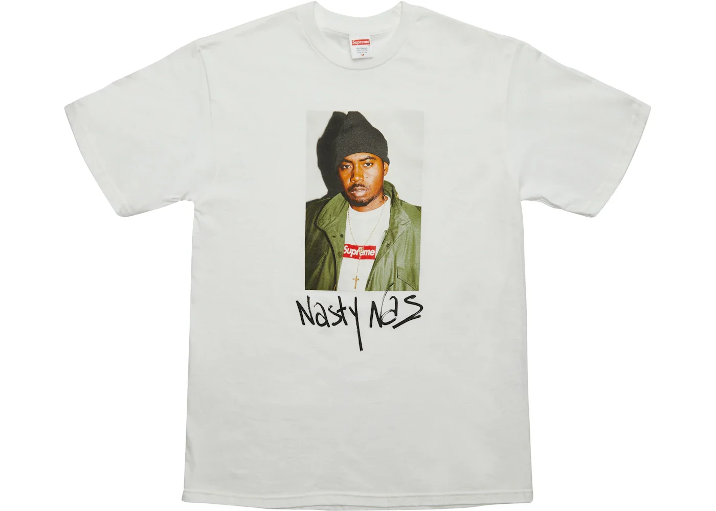 Supreme Nas Tee White - 1