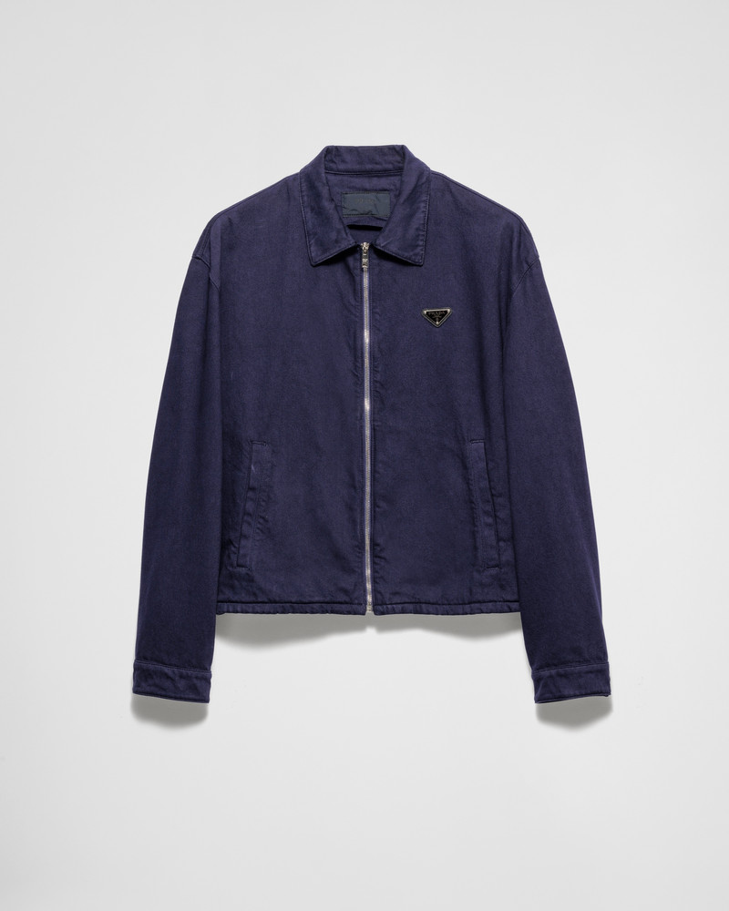 Old denim zipper jacket 1