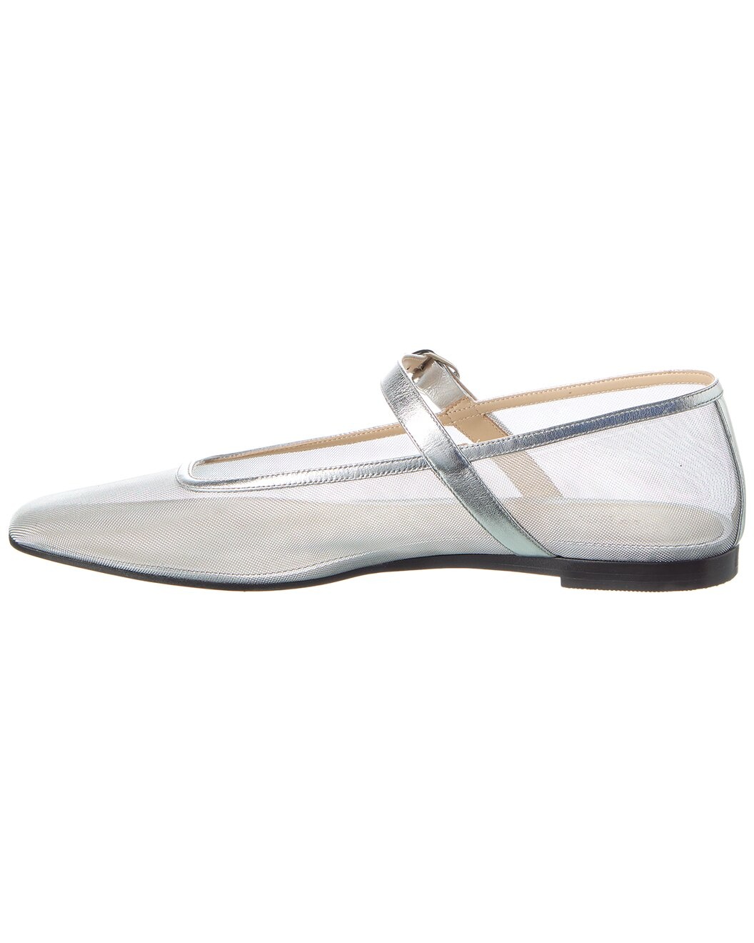 Le Monde Beryl Mesh & Leather Mary Jane Flat - 2