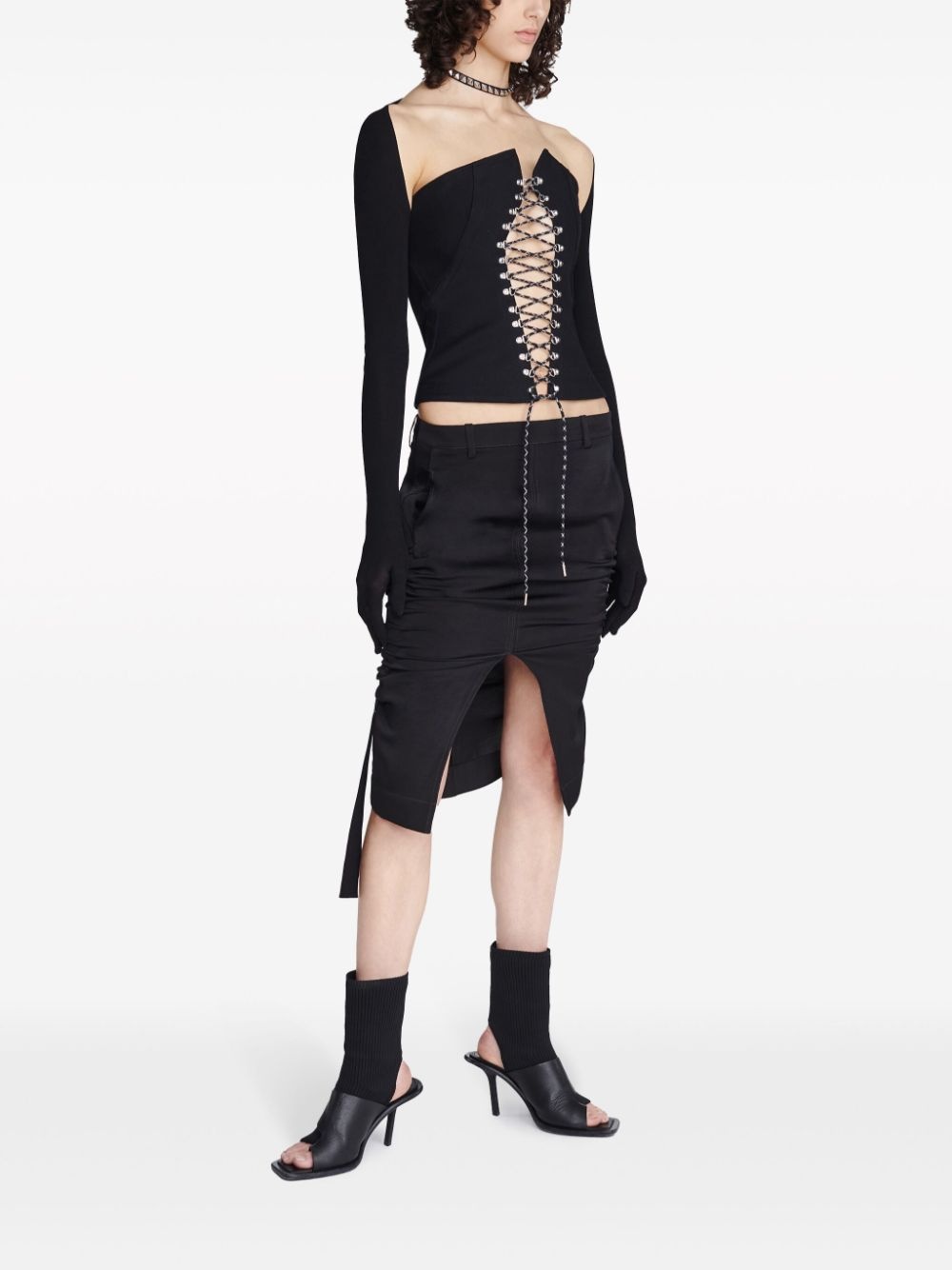 Cinch midi skirt - 3