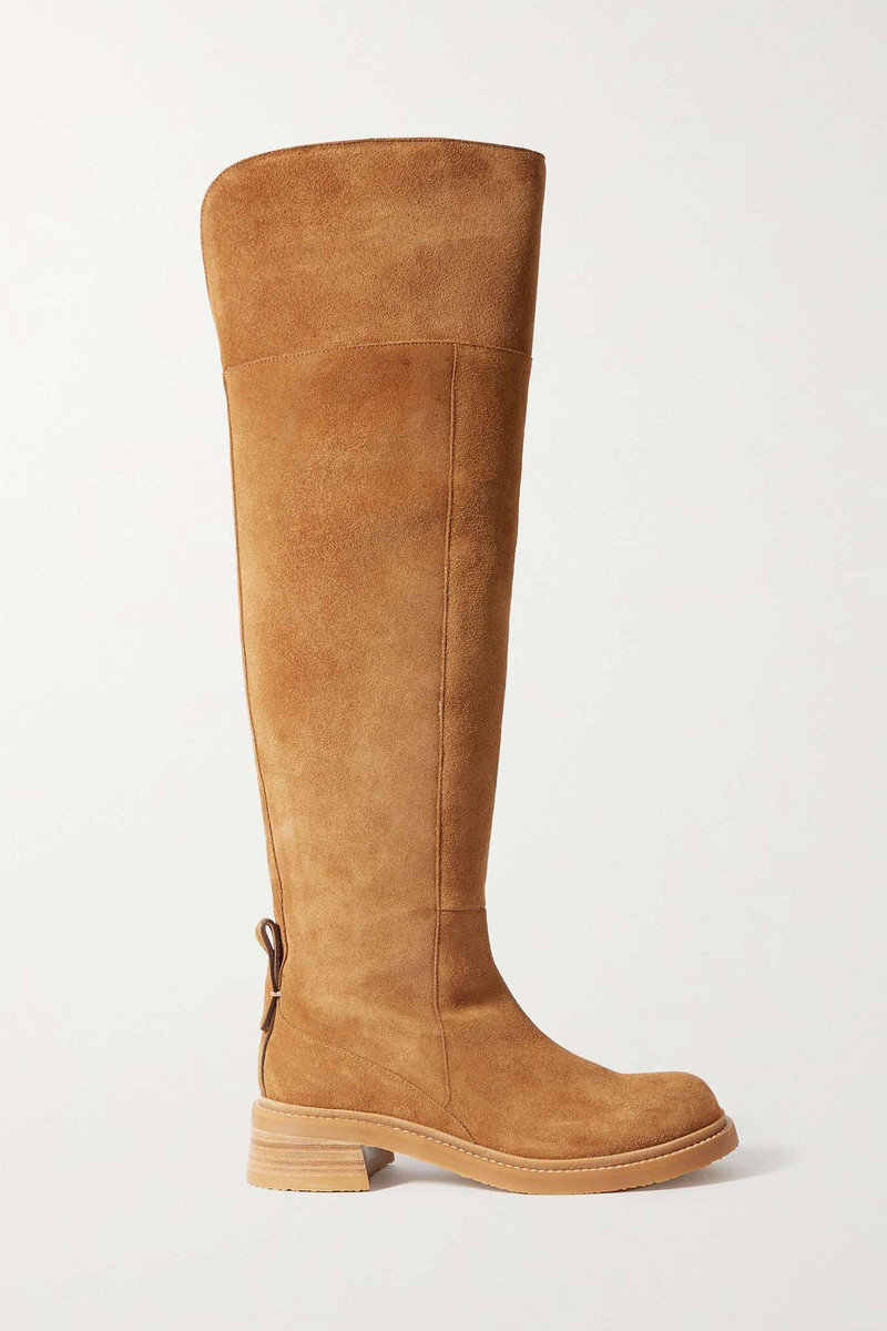 Bonni suede over-the-knee boots 1