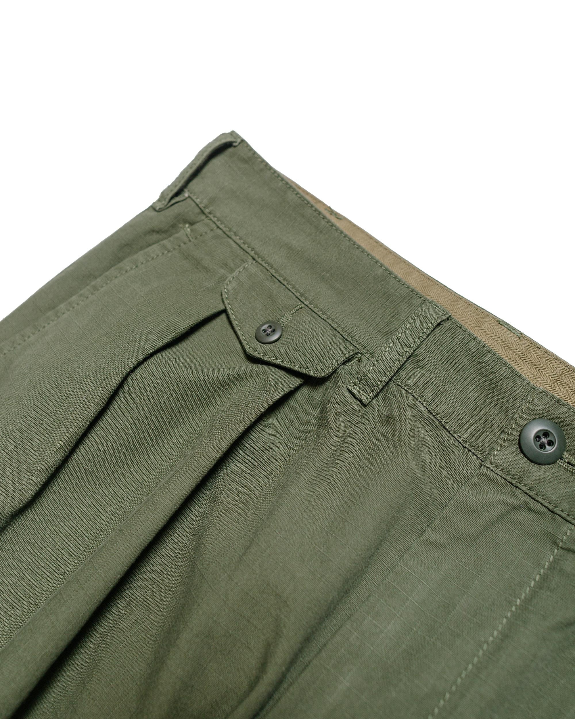 Lost & Found 2Pleats Cotton Ripstop Olive - 6