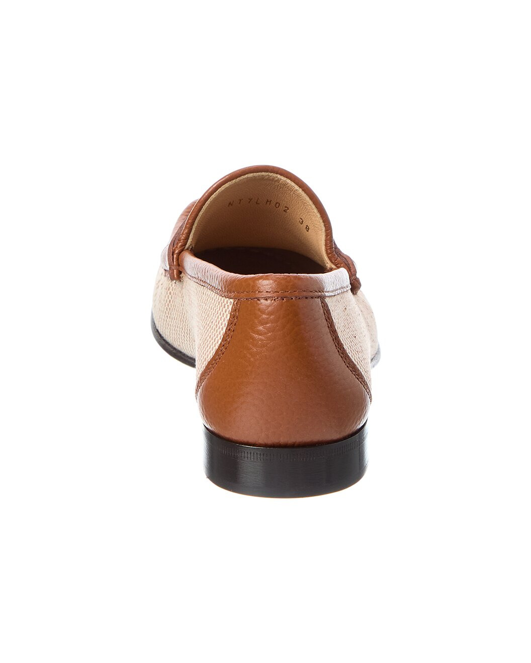 Valentino VLogo Canvas & Leather Loafer - 3