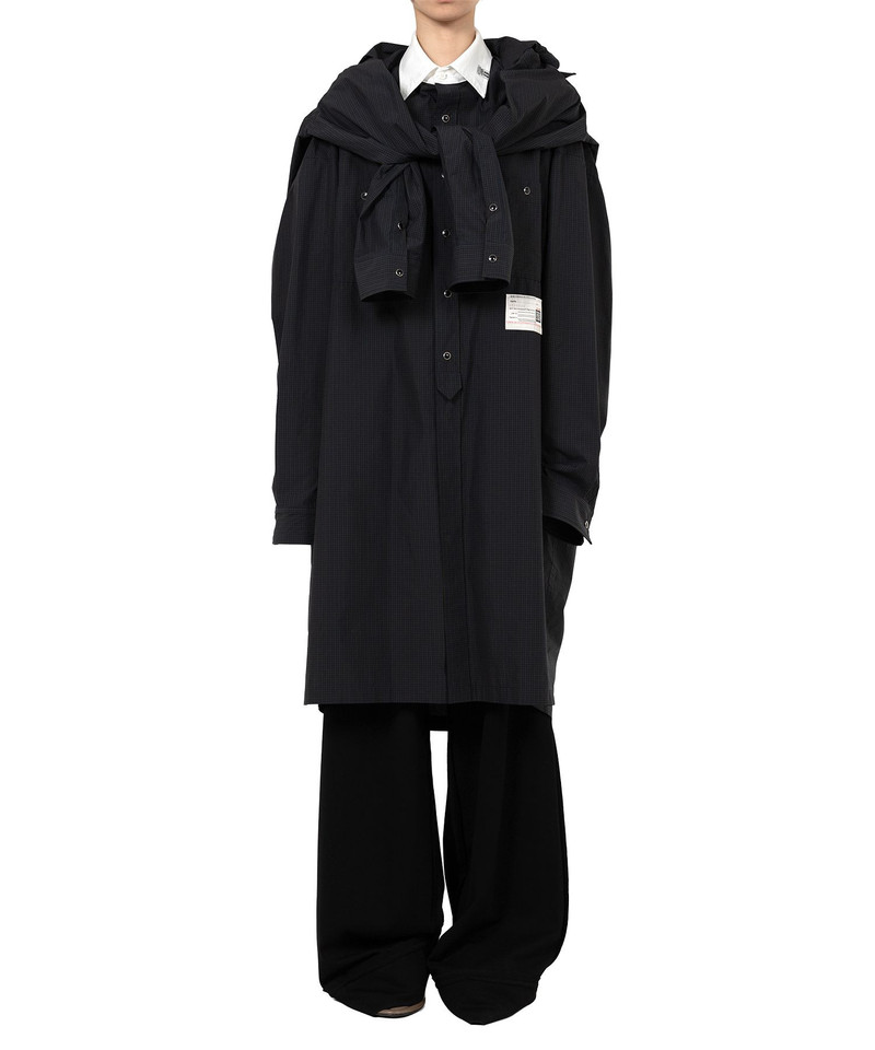 Sleeve Layered Check Shirt Dress 10