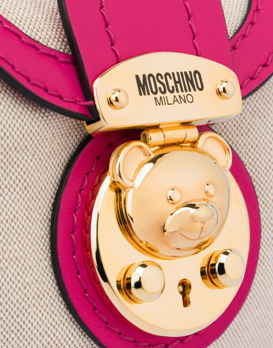 MOSCHINO TEDDY LOCK MINI HAND BAG - 4