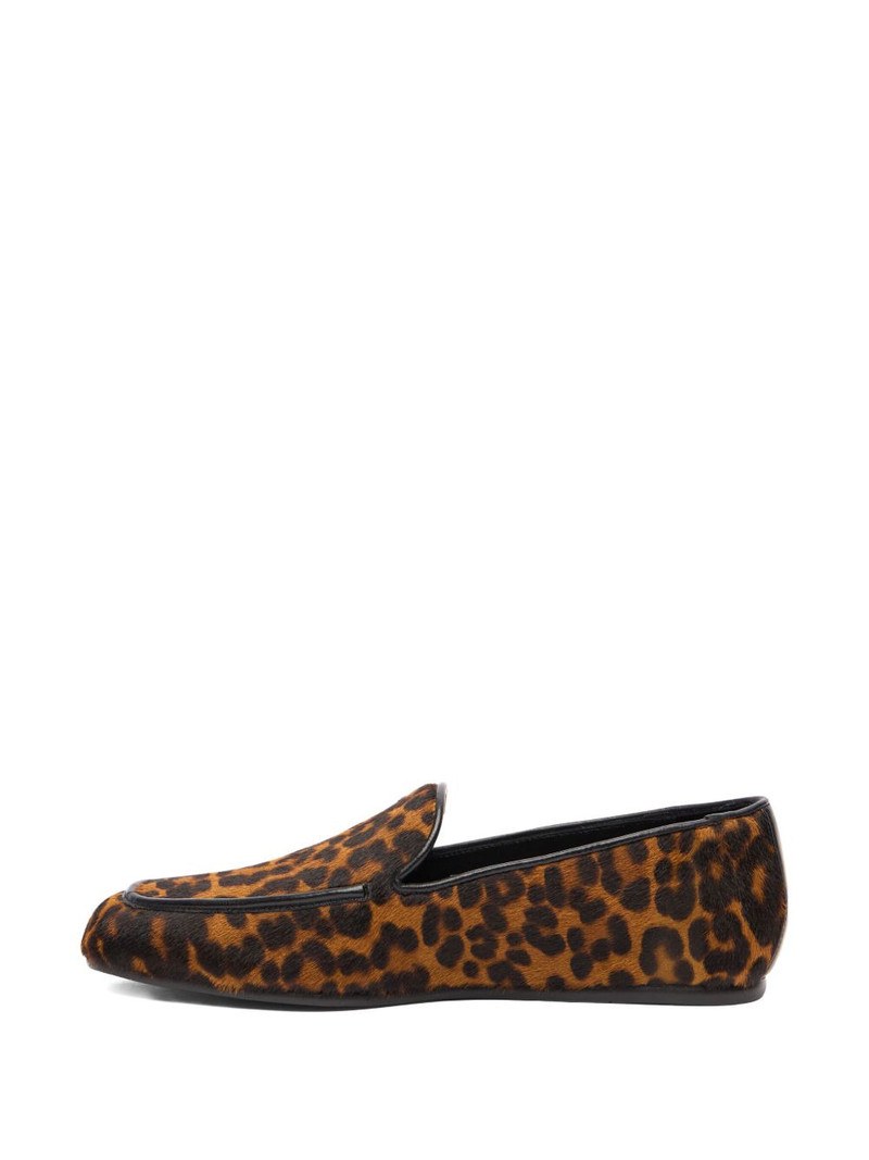 Lee almond-toe leopard loafer 4